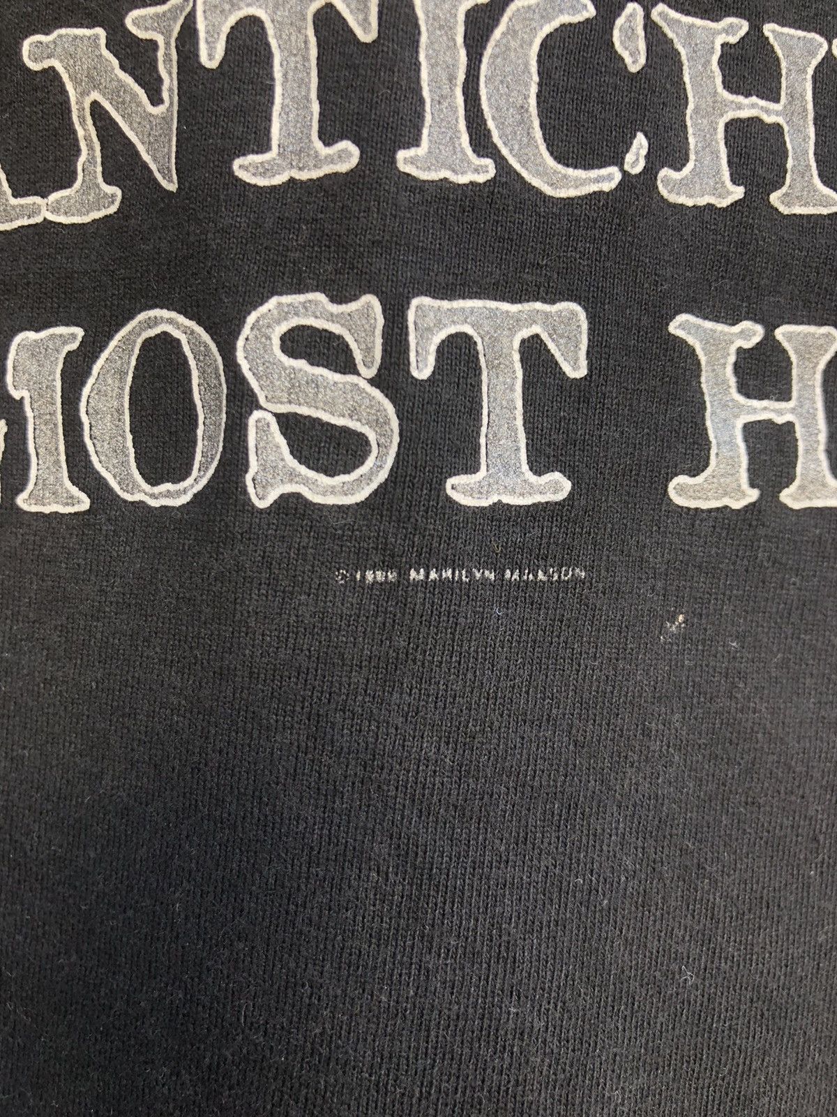 Band Tees × Marilyn Manson × Vintage Rare‼️ Vintage 90s Marilyn Manson "The End" Tshirt Size US S / EU 44-46 / 1 - 4 Thumbnail