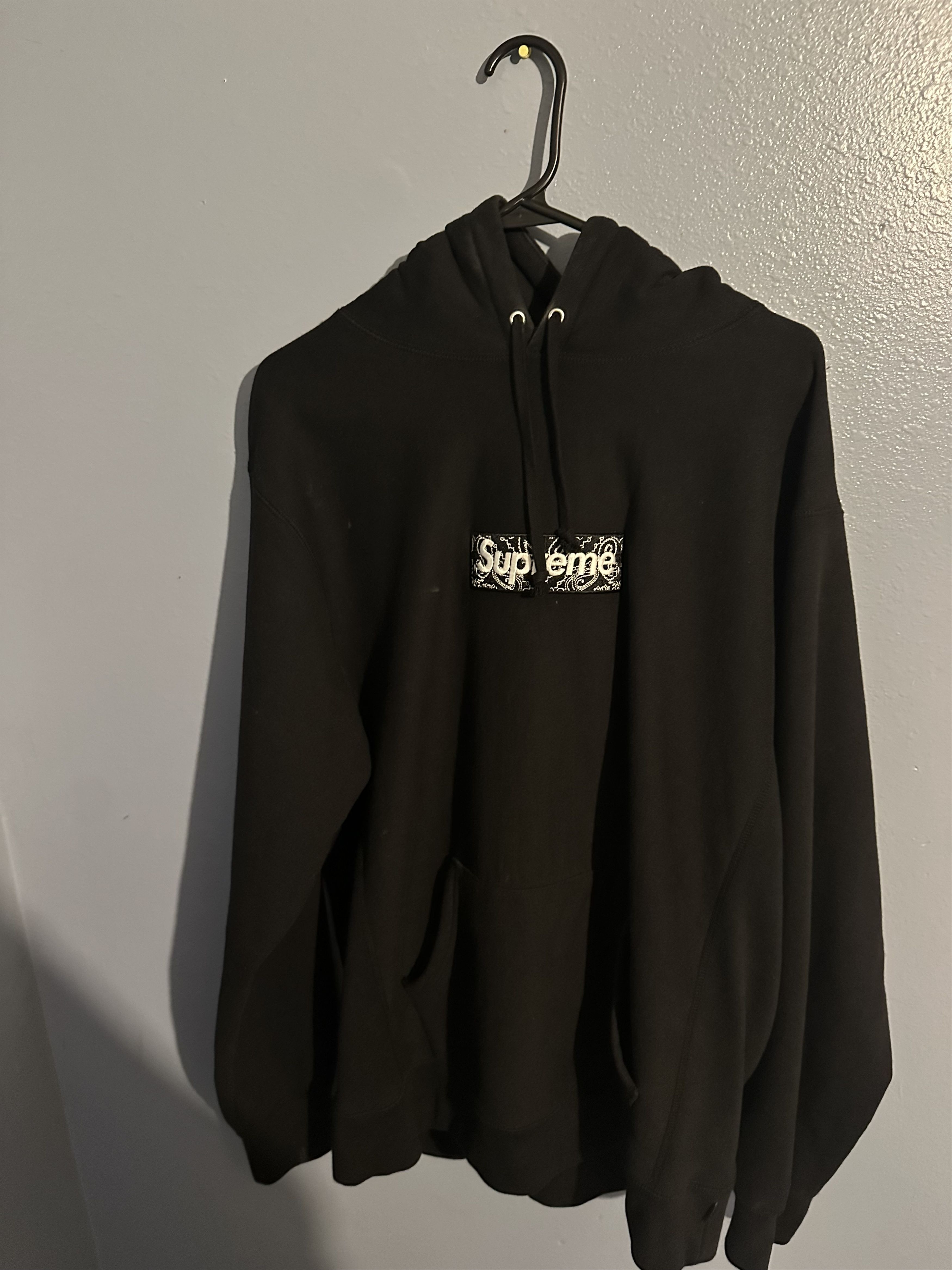 Supreme Supreme Bandana Box Logo Hoodie | Grailed