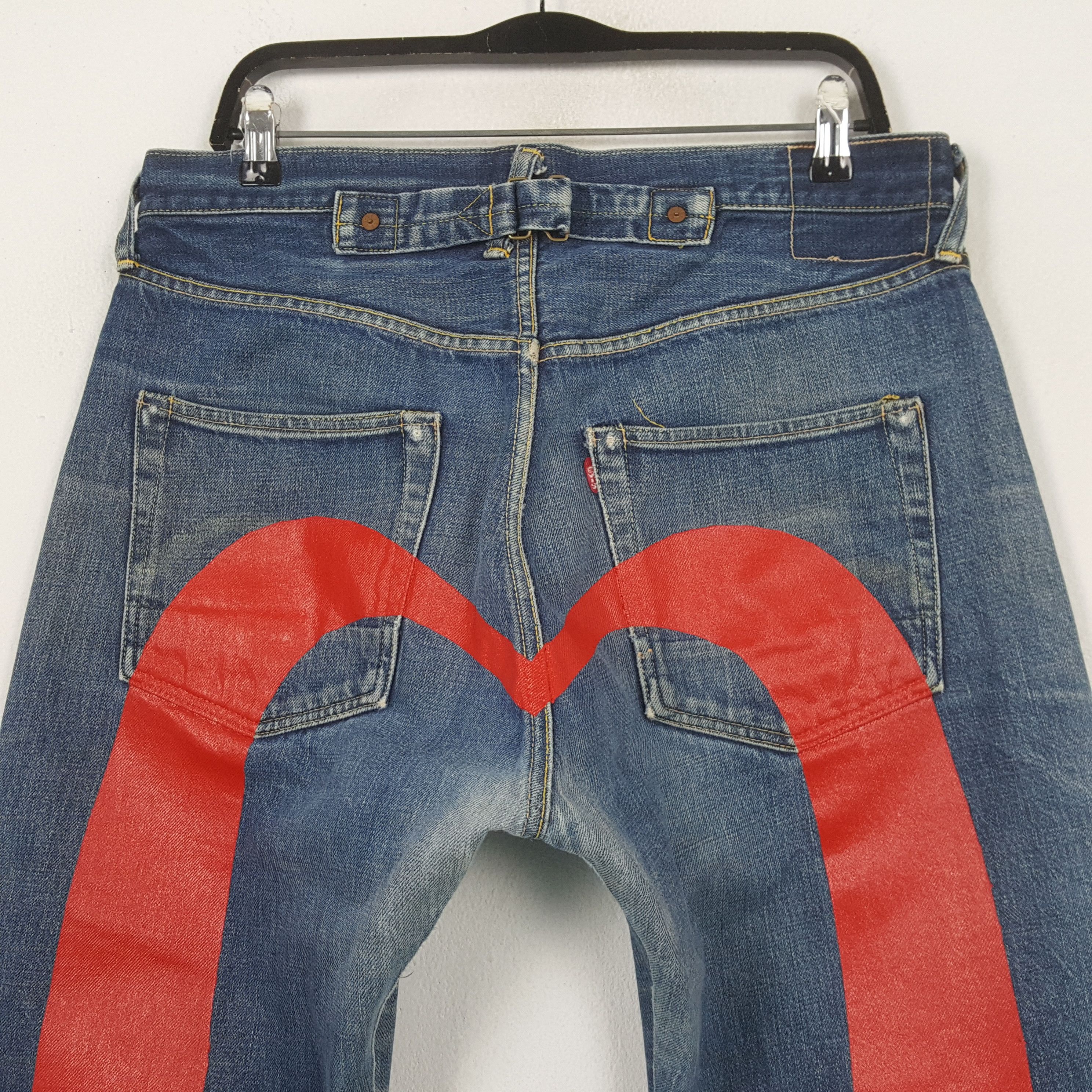 Evisu Evis Japanese Brand Streetwear Custom Daicock Jeans RR23 Size US 34 / EU 50 - 2 Thumbnail