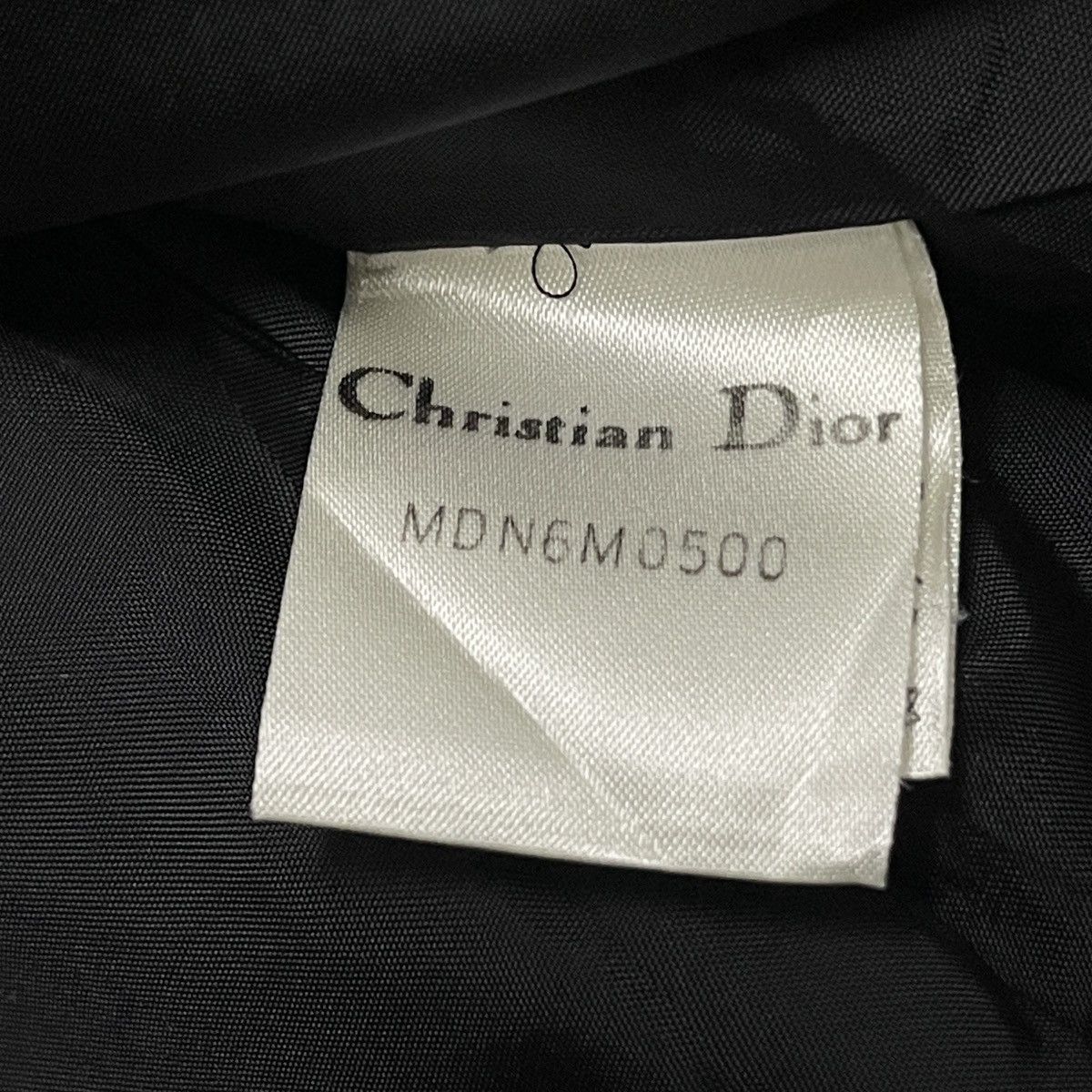 Dior Archive Vintage 90s Christian Dior Herringbone Wool Blazer Size M / US 6-8 / IT 42-44 - 20 Thumbnail