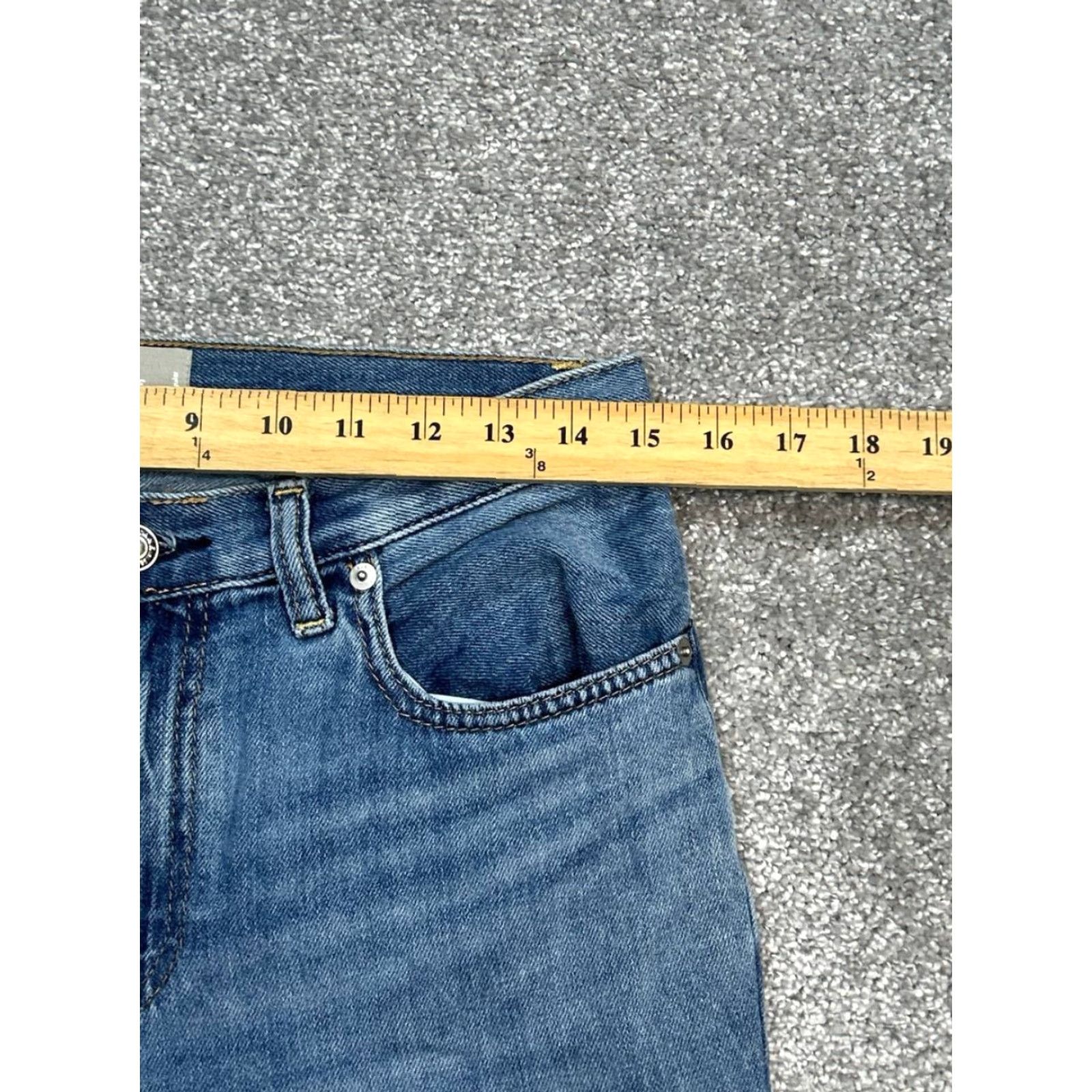 Everlane Everlane The Summer Jeans Women 26 Blue Denim Cotton Mid Rise Straight Leg 30x27 Size 26" / US 2 / IT 38 - 3 Thumbnail
