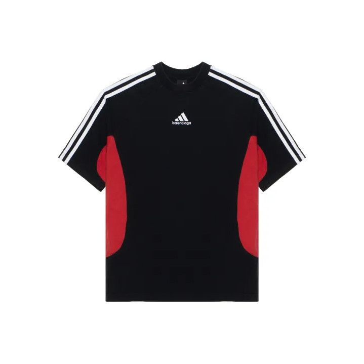 Balenciaga Balenciaga x Adidas Color-Blocked Short Sleeve T-Shirt Size US M / EU 48-50 / 2 - 1 Thumbnail