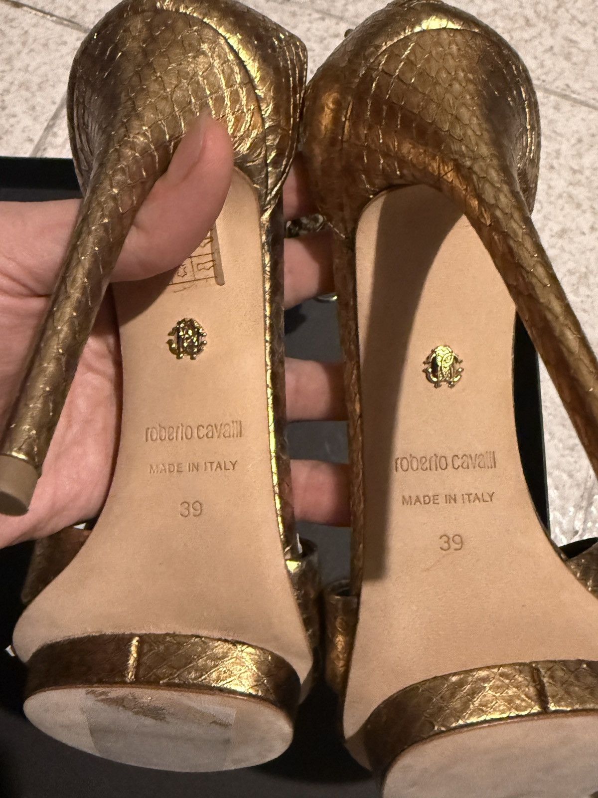 Roberto Cavalli Jewel panther sandals Size US 9 / IT 39 - 4 Thumbnail