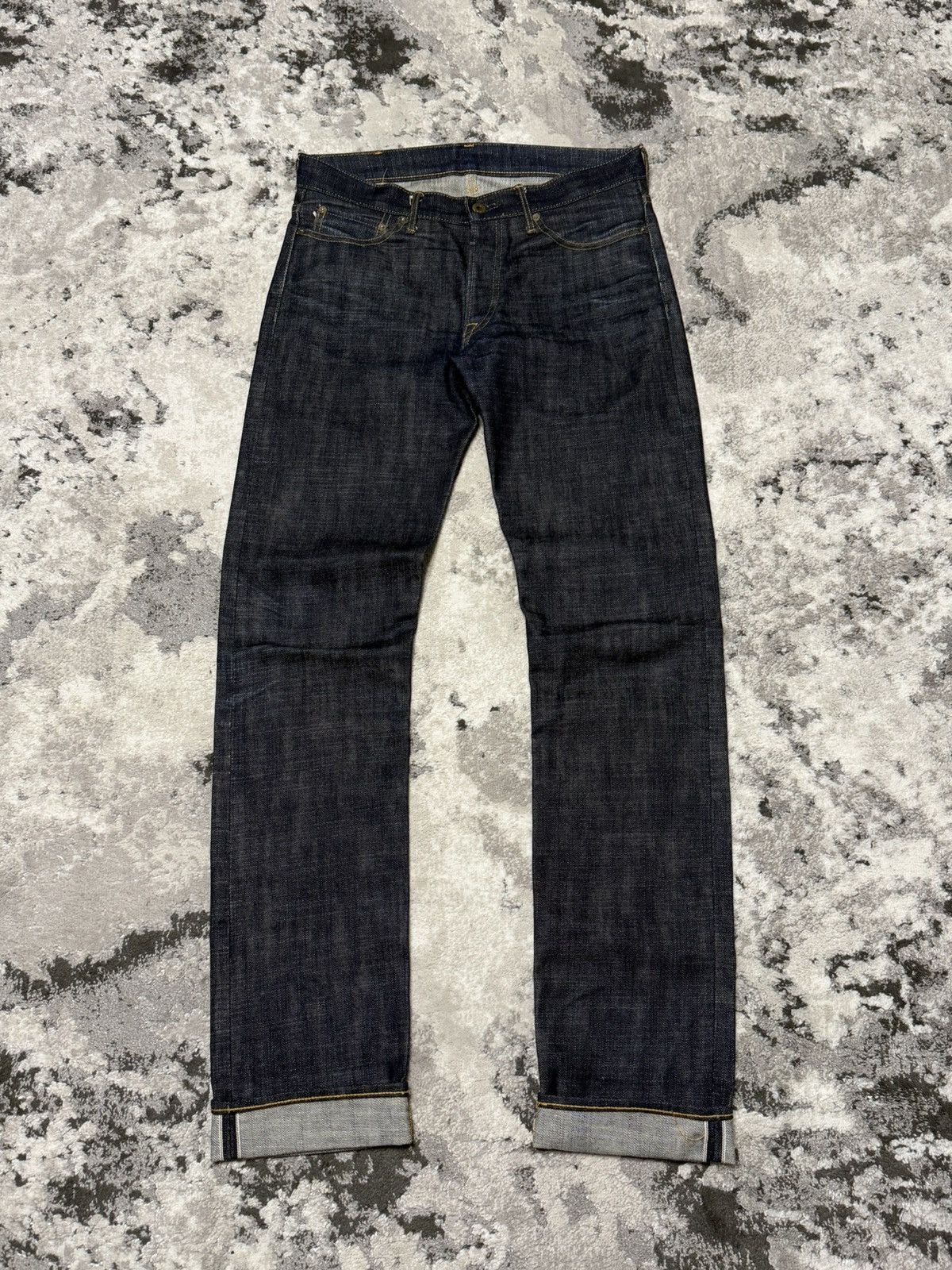 Japan Blue Crazy Japan Blue Selvedge Indigo Jeans Hedi Yohji Raf Miyake Size US 31 - 3 Thumbnail