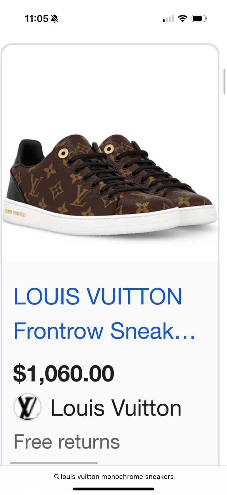 Louis Vuitton Louis Vuitton Frontrow Sneaker Size US 9 / IT 39 - 8 Thumbnail