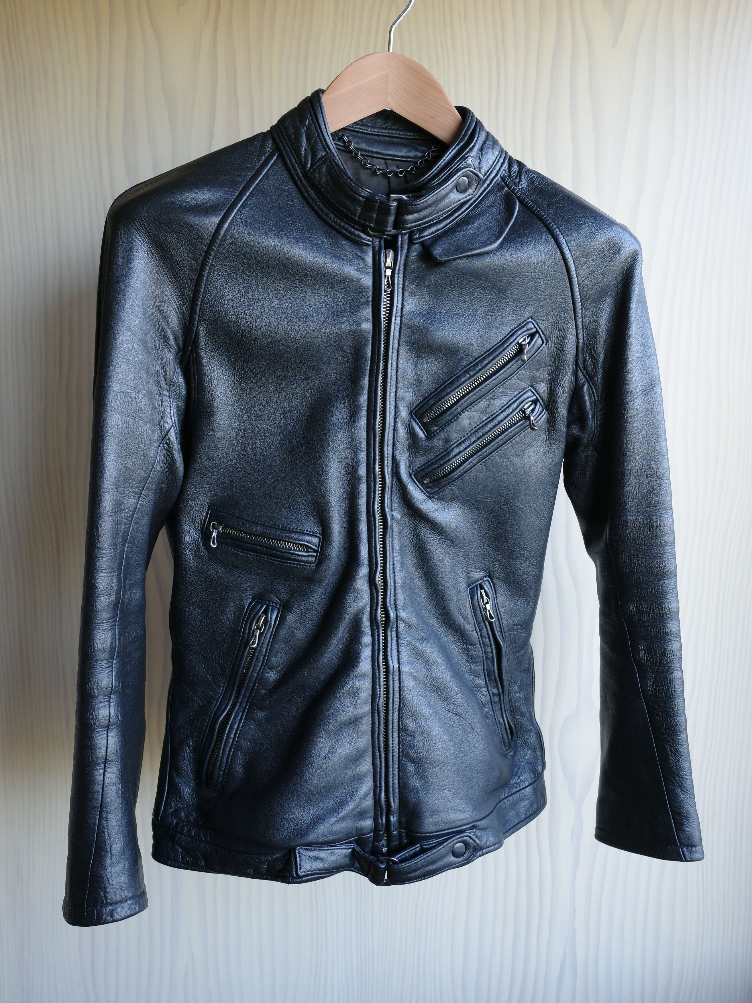 Julius Goth_ik; era Julius x Gordini Waxed Leather Moto Rider