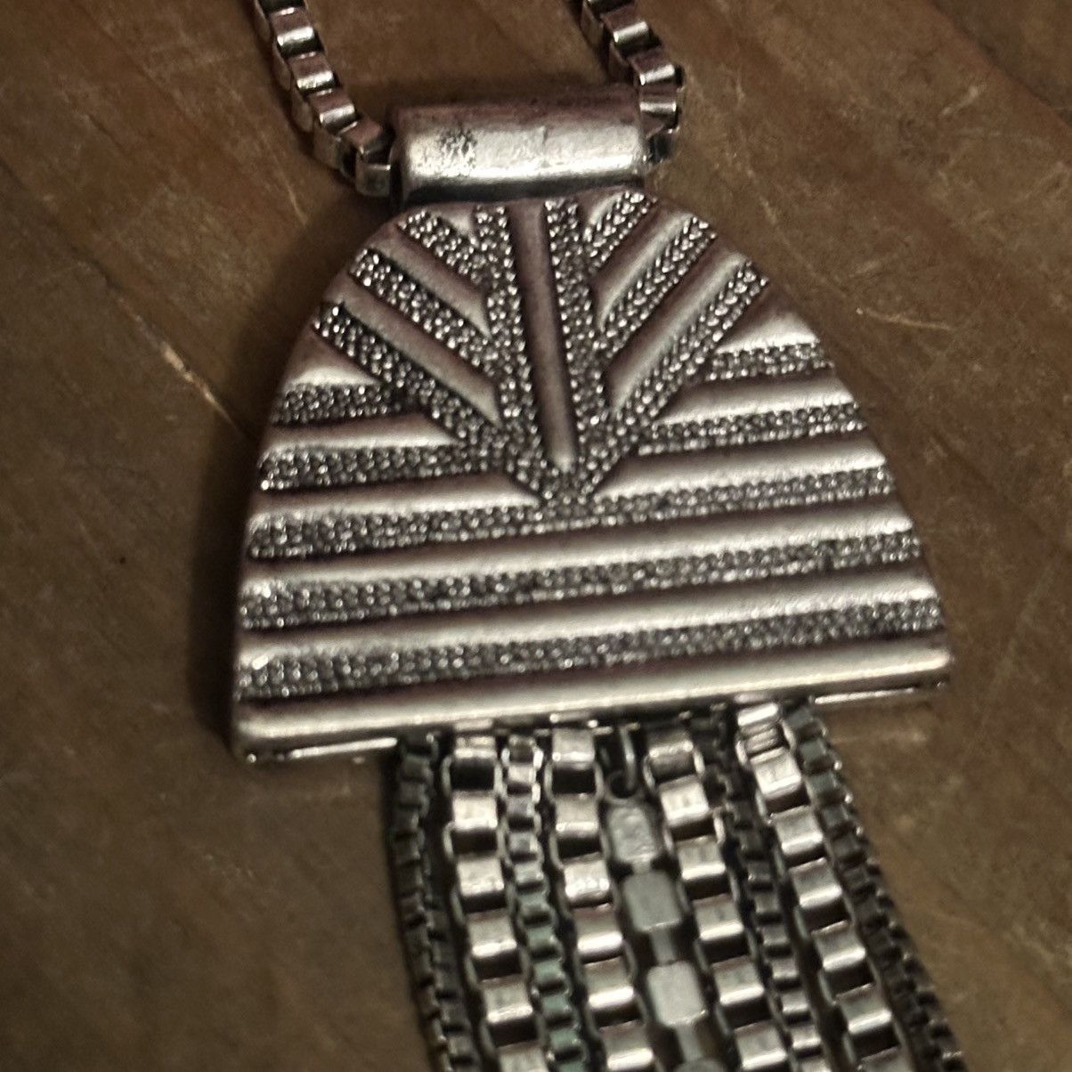 Chicos Chico’s long chain crystal chain tassel pendant necklace Size ONE SIZE - 5 Thumbnail