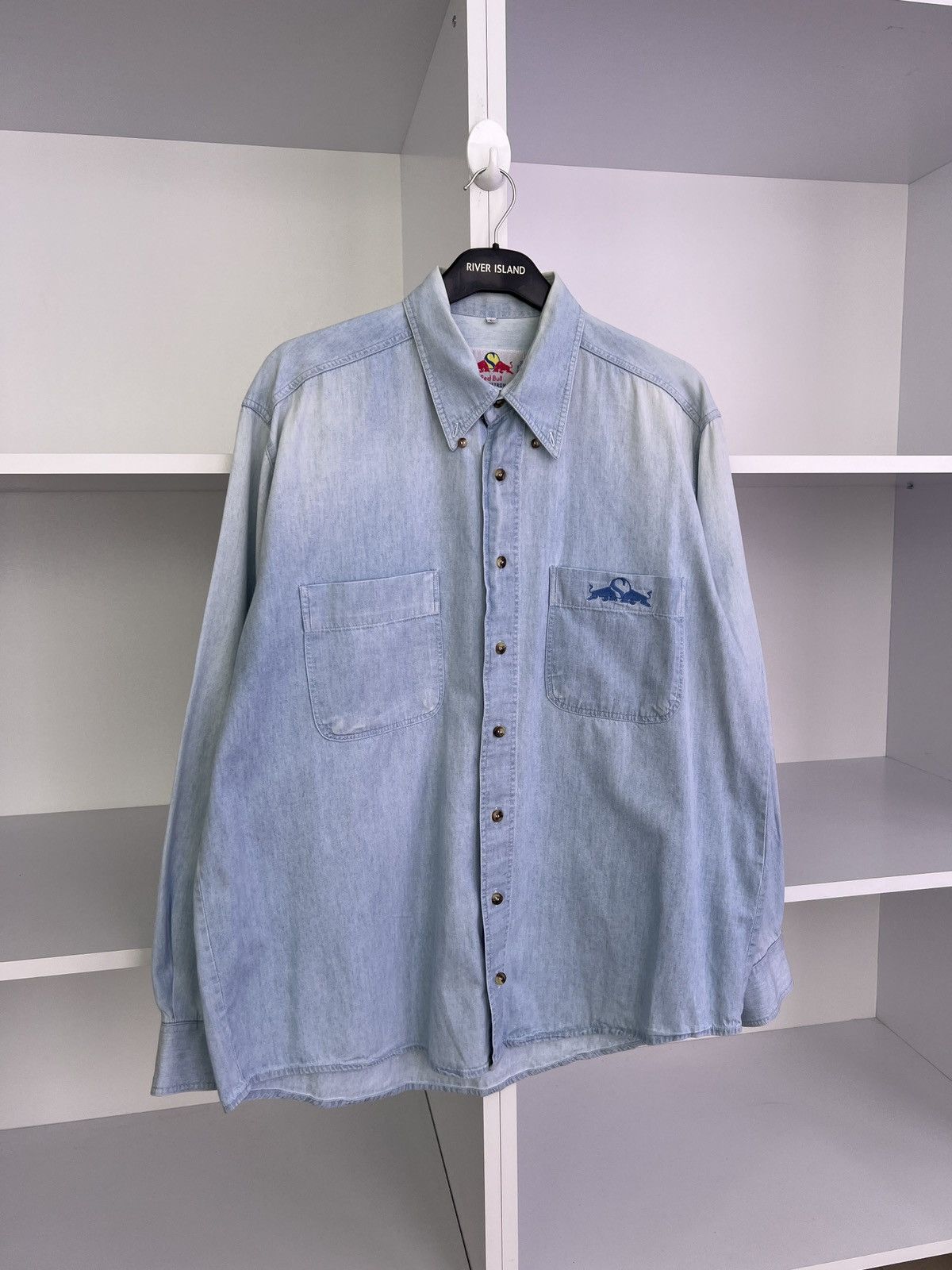 Red Bull × Vintage Vintage Petronas Red Bull Racing Button Up shirt Size US L / EU 52-54 / 3 - 4 Thumbnail