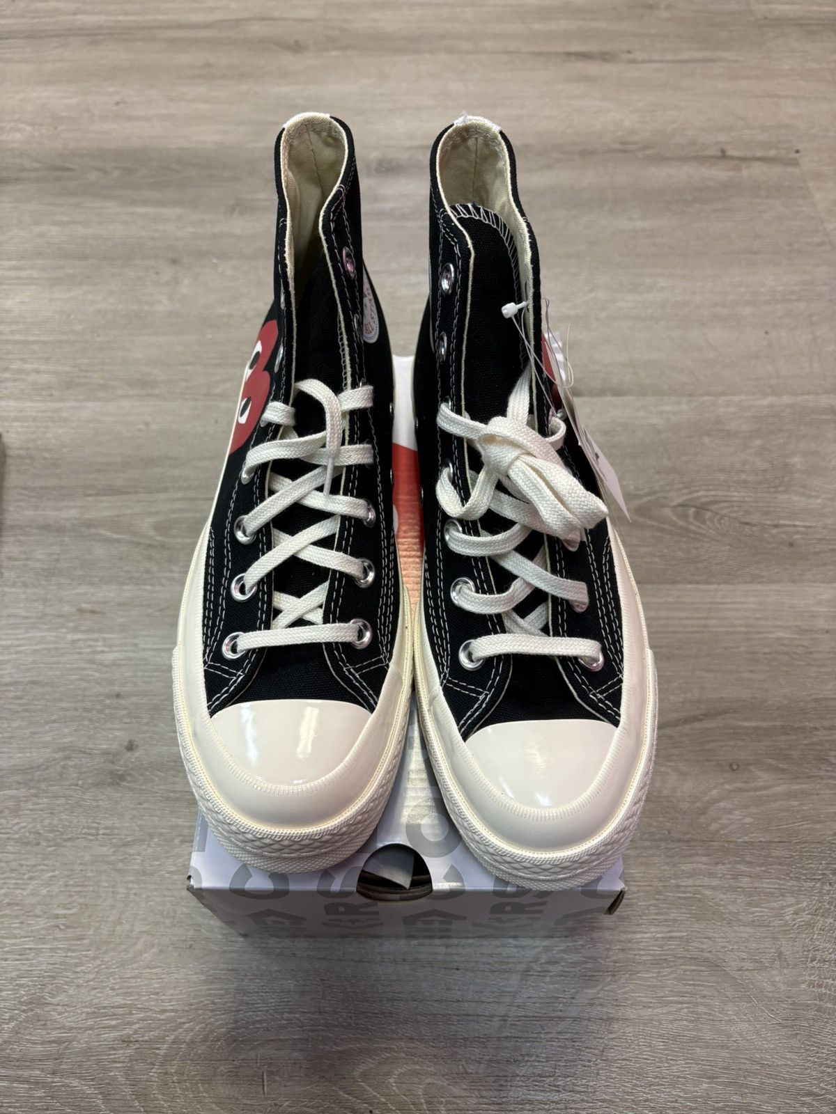 CDG by Comme des Garcons × Converse Play Converse ‘70 High Size US 6 / EU 39 - 3 Thumbnail