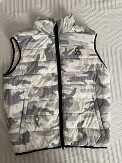 OVO Primaloft Monogram Puffer Vest WHITE CAMO Size 2XL Drake October's  Very Own