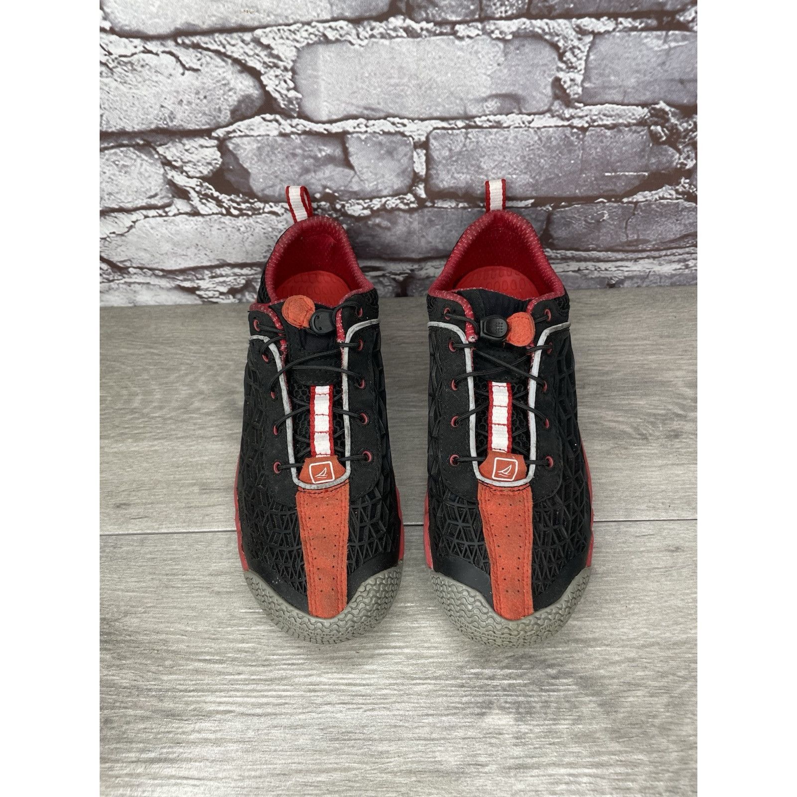 Sperry Sperry Top-Sider Searacer Plus GripX3 Black Red Synthetic Sh Size US 8 / IT 38 - 2 Thumbnail