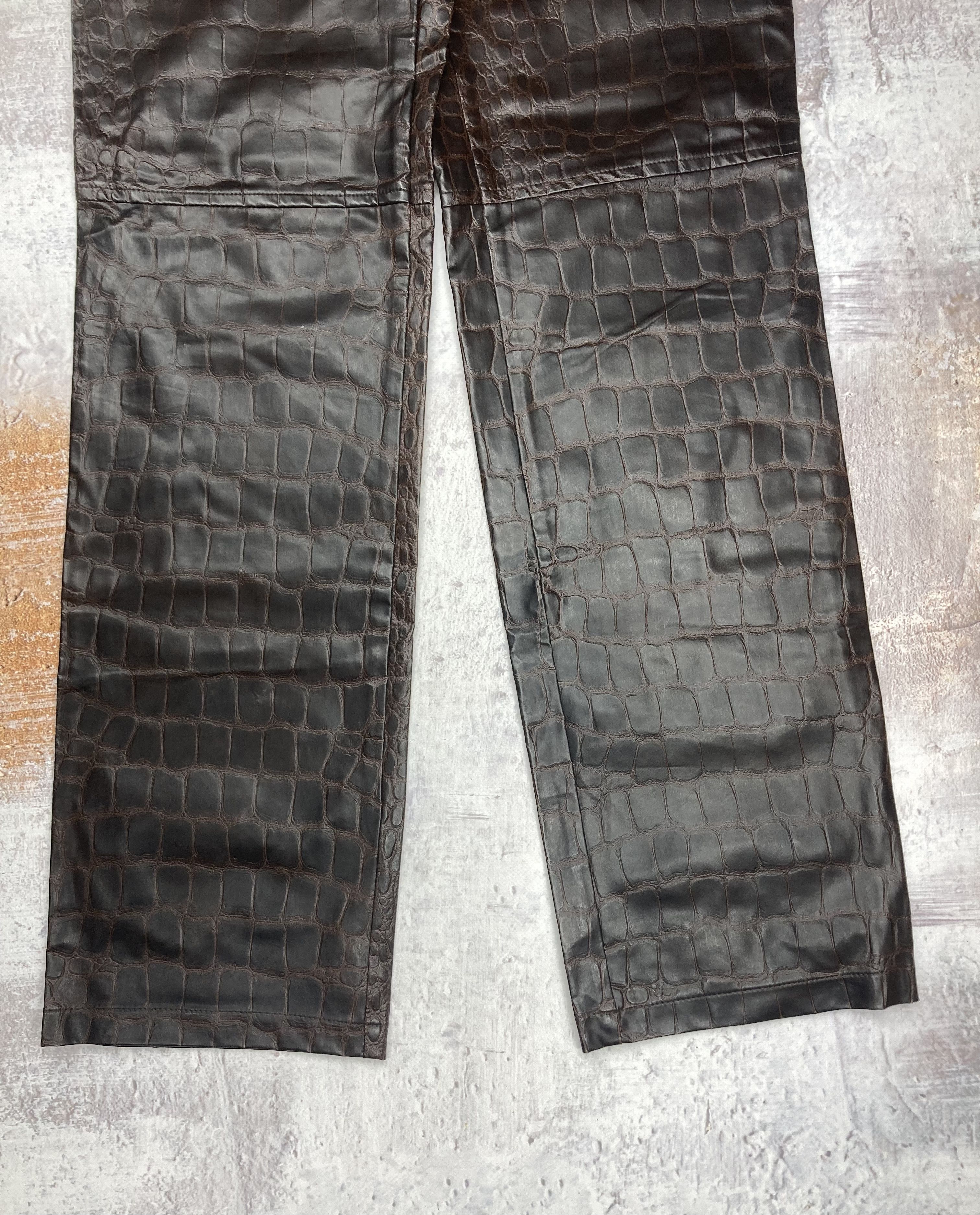 Designer Vintage Pants Betty Barclay Snake Print Women’s Size 34 Size 34" / US 12 / IT 48 - 2 Thumbnail