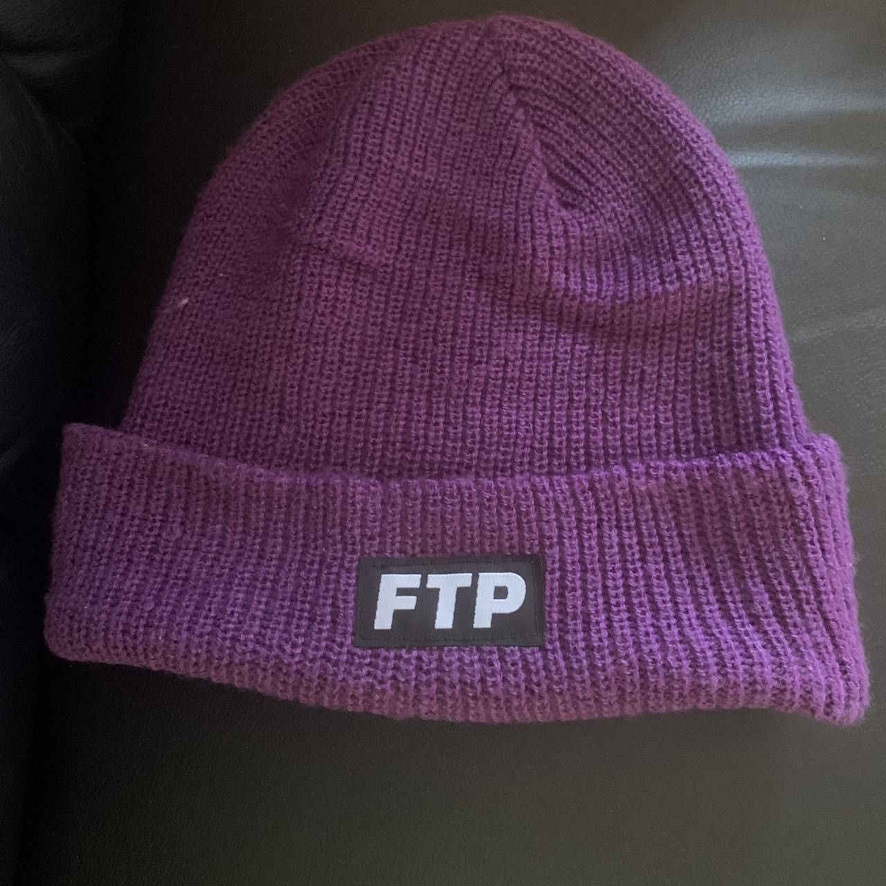 Fuck The Population Purple FTP Beanie Size ONE SIZE - 1 Thumbnail