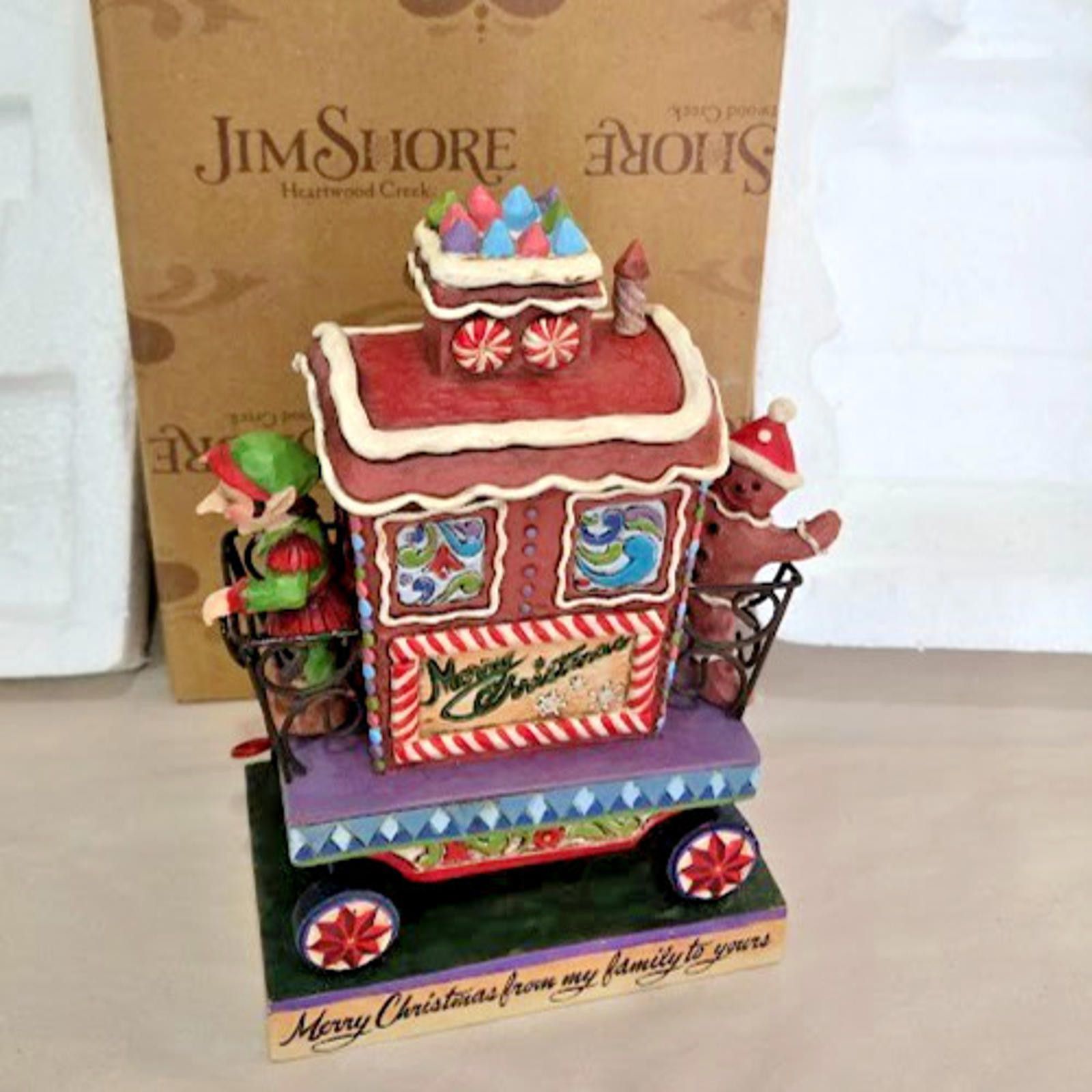 Other Jim Shore Candy Cane Caboose 4025632 Heartwood Creek RARE Size ONE SIZE - 1 Thumbnail