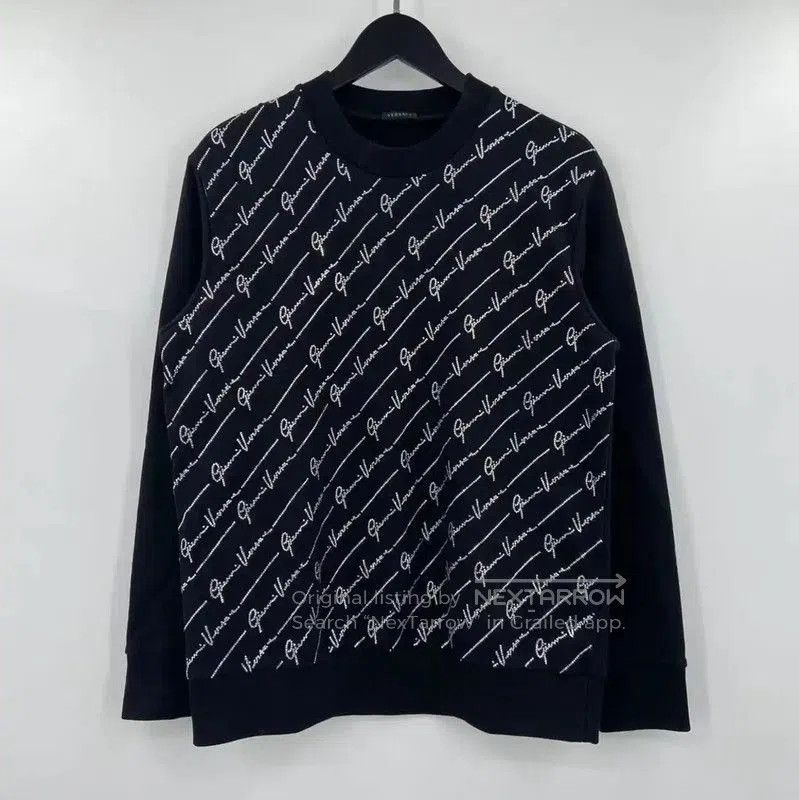 Versace Versace Black Cotton Long Sleeve Sweatshirt . Size US XS / EU 42 / 0 - 1 Thumbnail