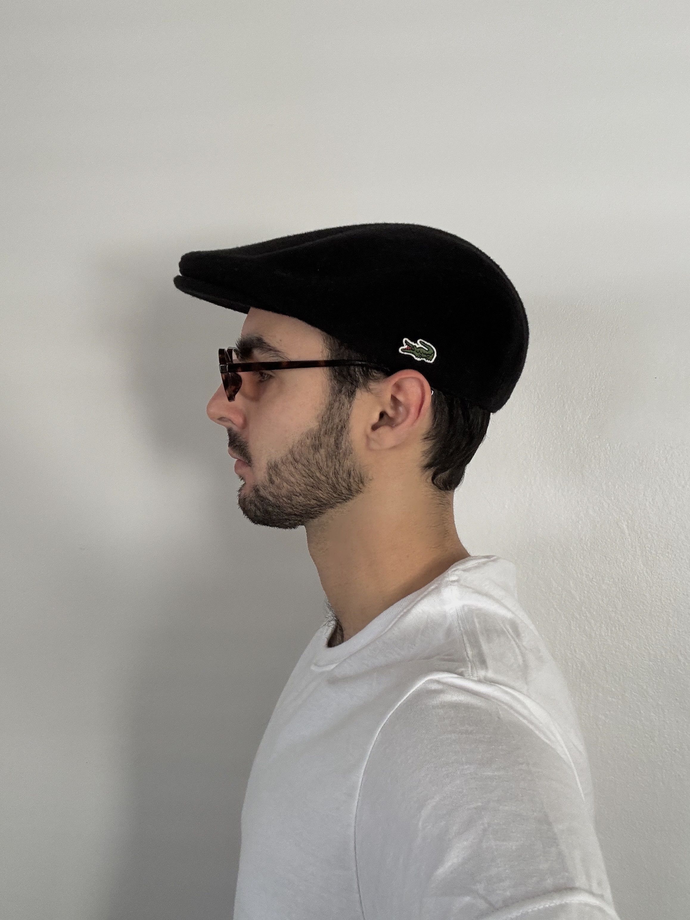 Lacoste Unisex Felted Wool Beret Size ONE SIZE - 4 Thumbnail