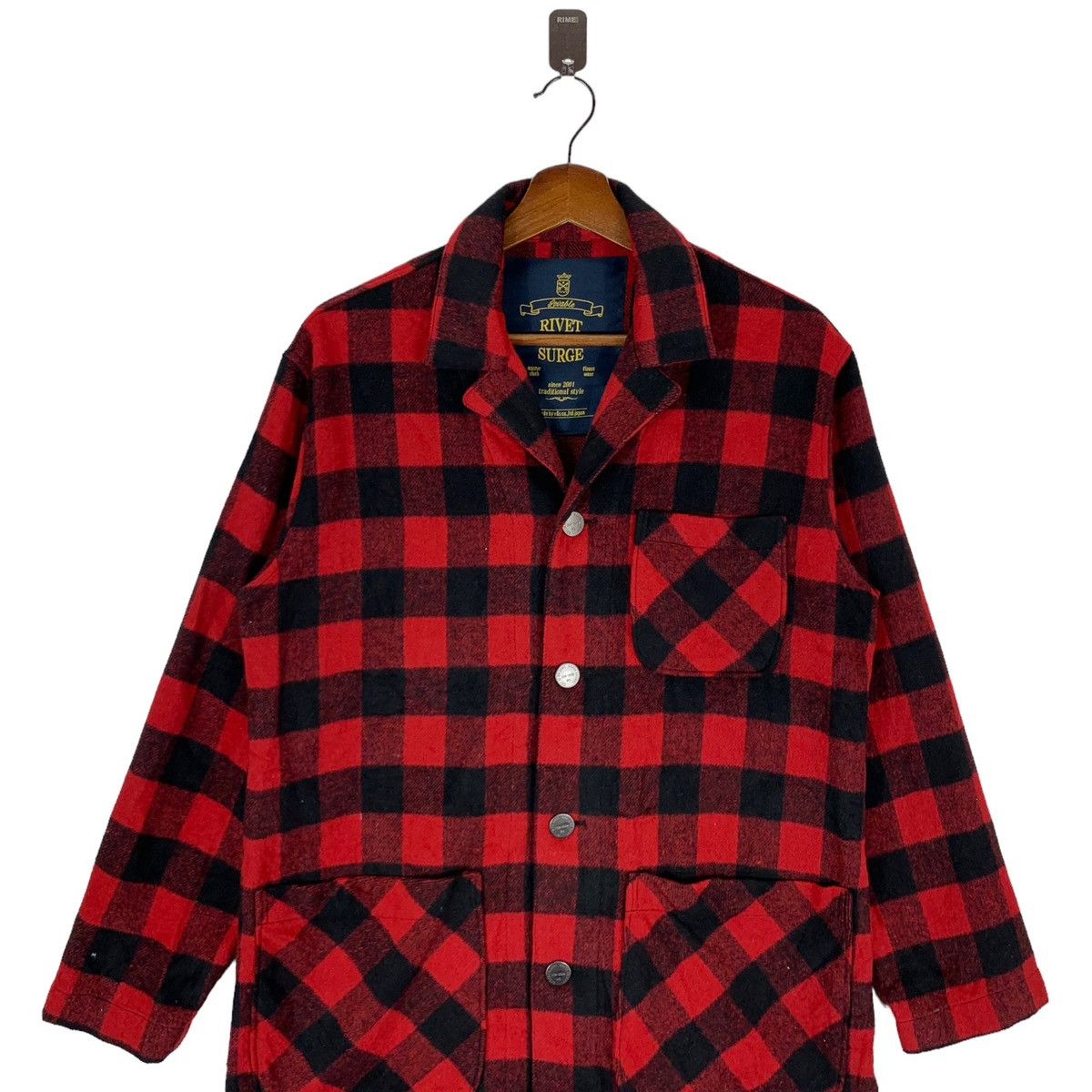Designer × Vintage VINTAGE DESIGNER RIVET AND SURGE TARTAN WOMEN JACKET Size M / US 6-8 / IT 42-44 - 4 Thumbnail