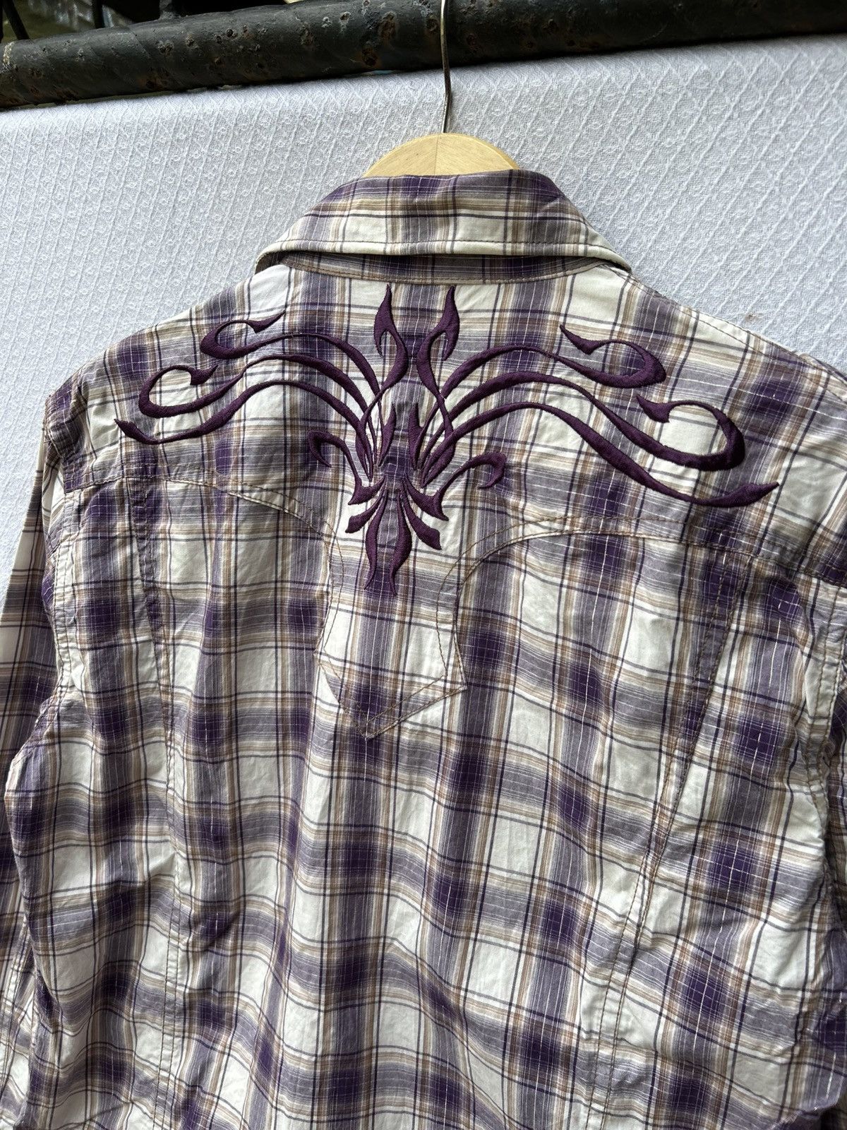 If Six Was Nine × Japanese Brand × Le Grande Bleu (L.G.B.) Nicole club for men plaid button down seditionaries shirt Size US M / EU 48-50 / 2 - 3 Thumbnail
