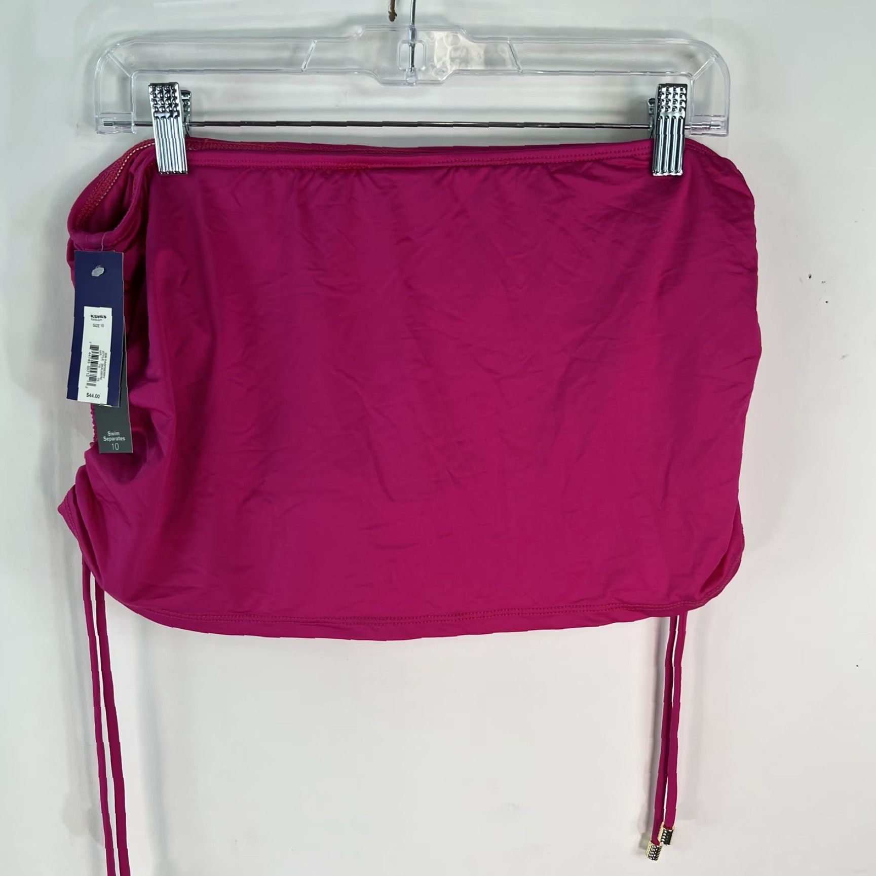 Apt. 9 Apt. 9 New Womens Ruched Side Swimwear Skirt Skirtini Pink Bottom Size 10 Beach Size 32" / US 10 / IT 46 - 2 Thumbnail