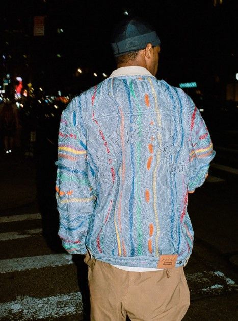 Supreme Supreme Coogi Trucker Jacket Blue M | Grailed