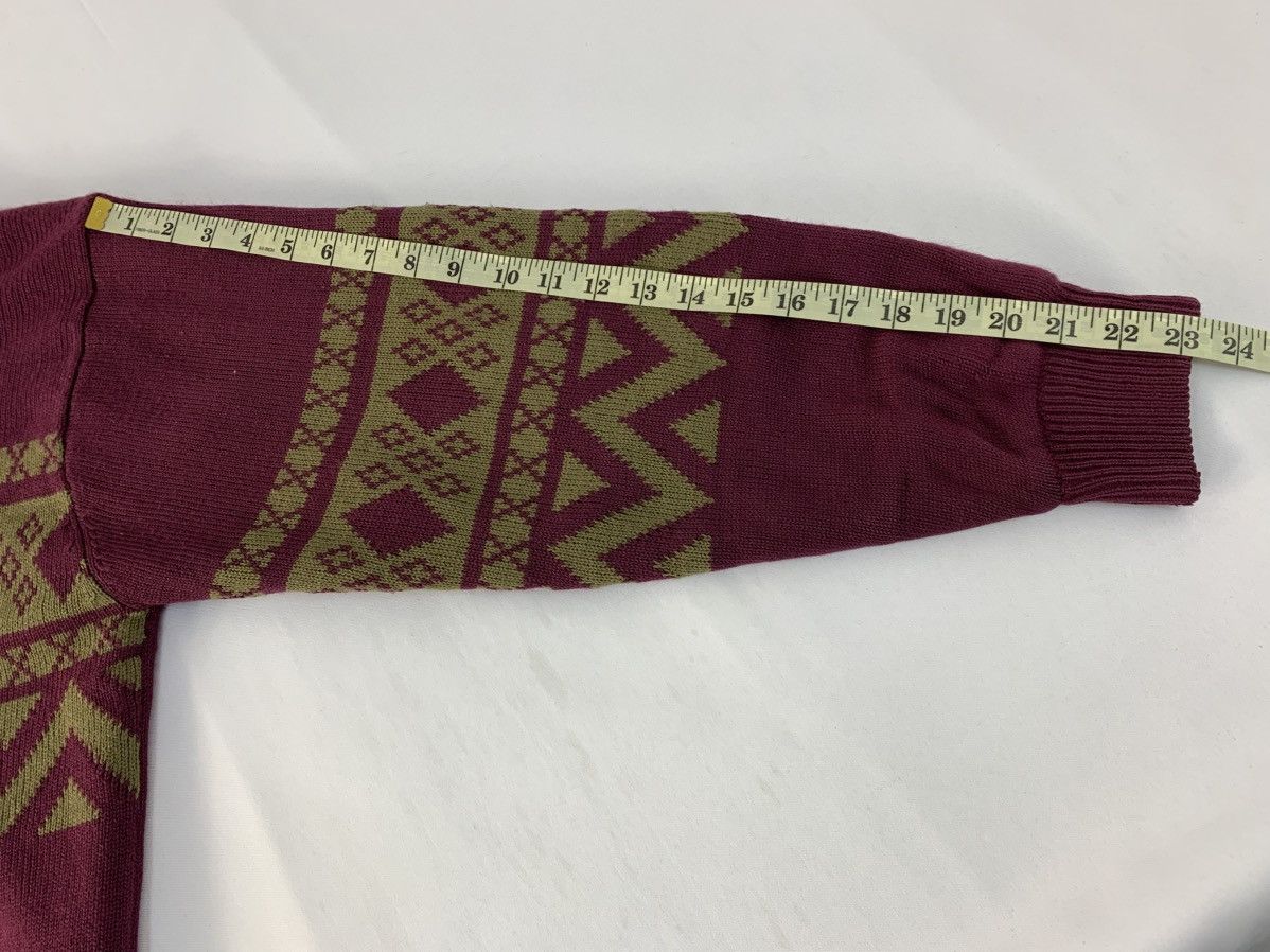 Japanese Brand Sgt Pepper Knitwear Navajo Jacket Sherpa Inner Size US L / EU 52-54 / 3 - 11 Thumbnail