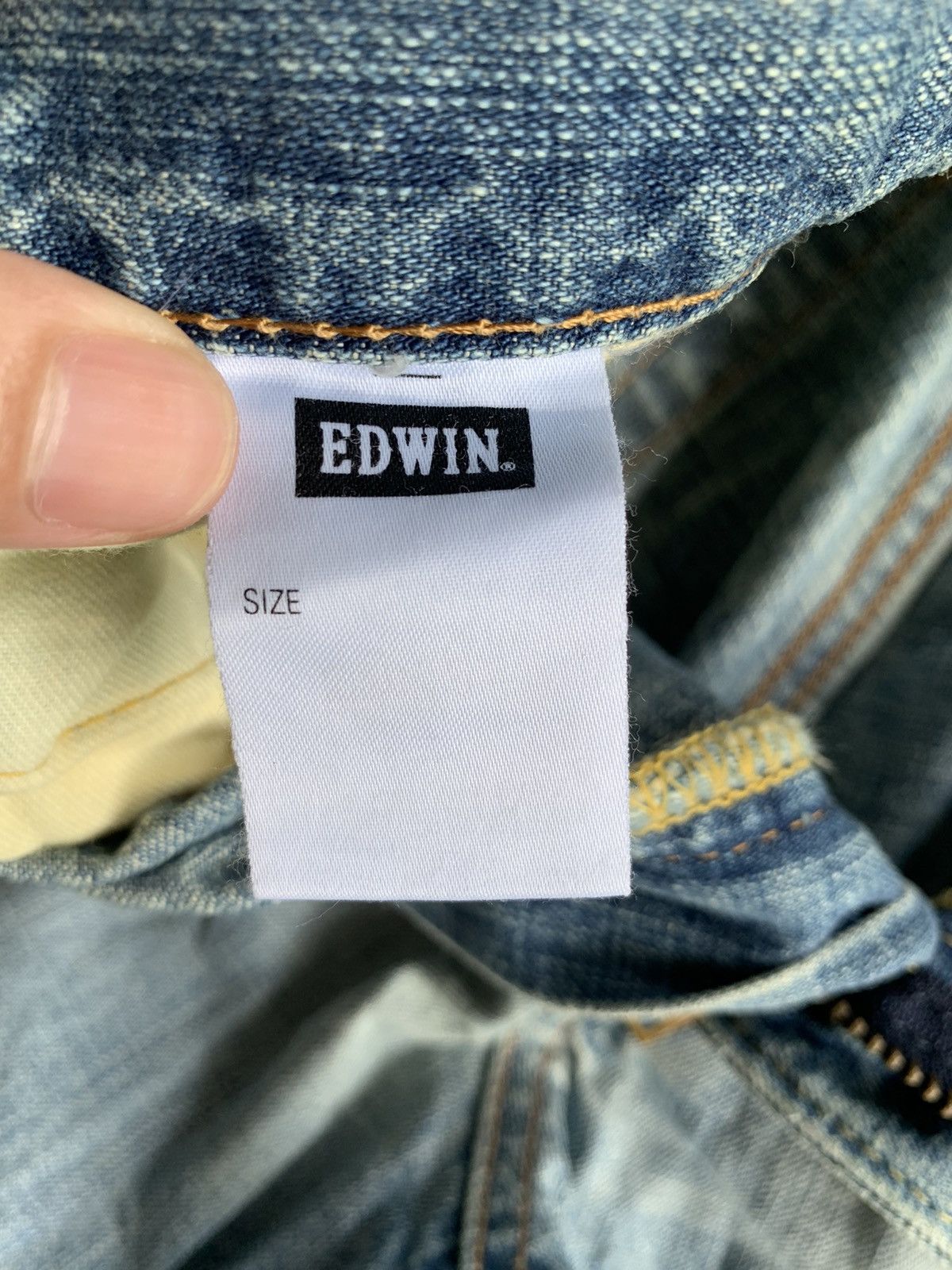 Edwin × Kapital × Vintage EDWIN 505Z SELVEDGE DISTRESSED DENIM Size US 29 - 19 Thumbnail