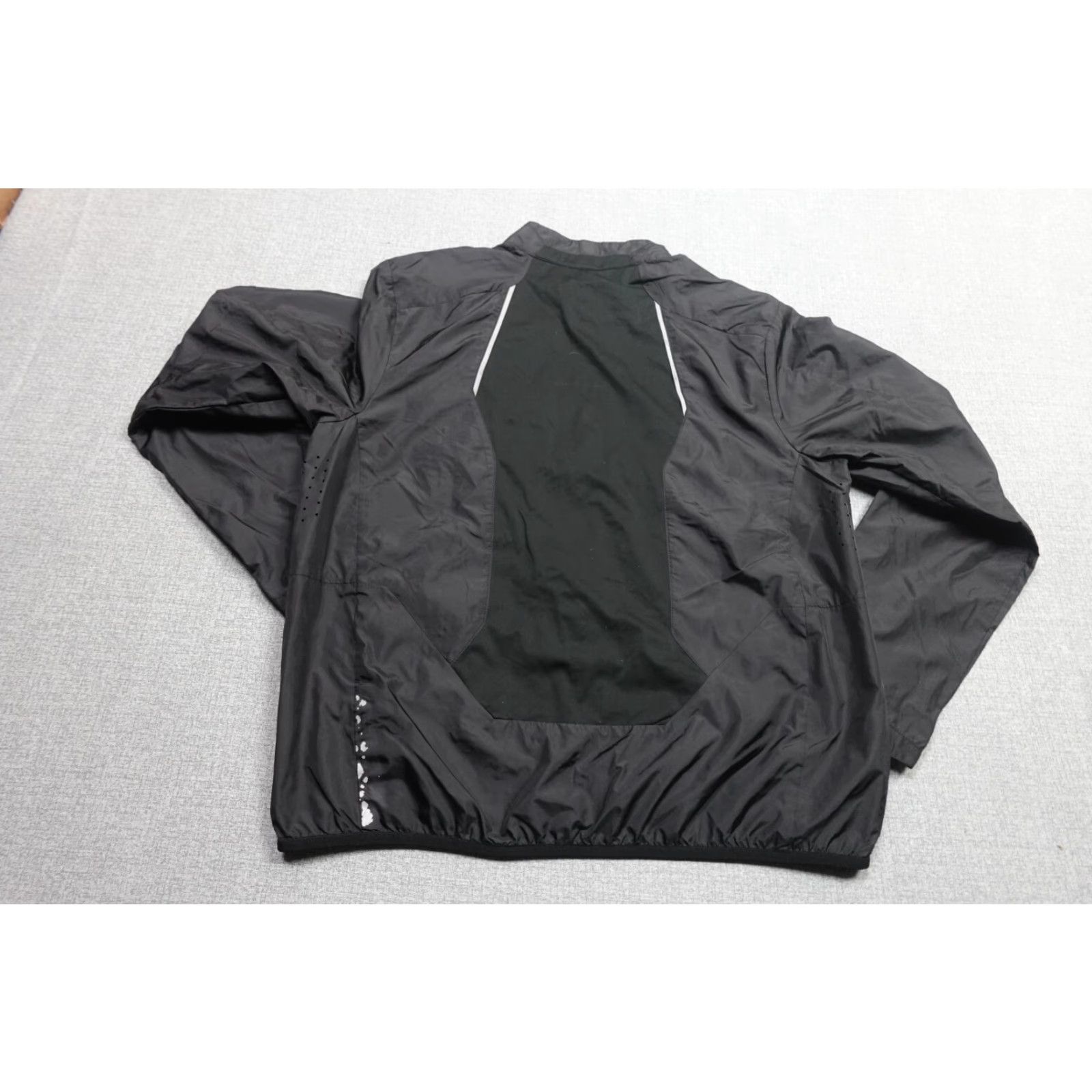 Vintage RLX Windbreaker Jacket Mens Large Black Golf Lightweight Full Zip Size US L / EU 52-54 / 3 - 4 Thumbnail