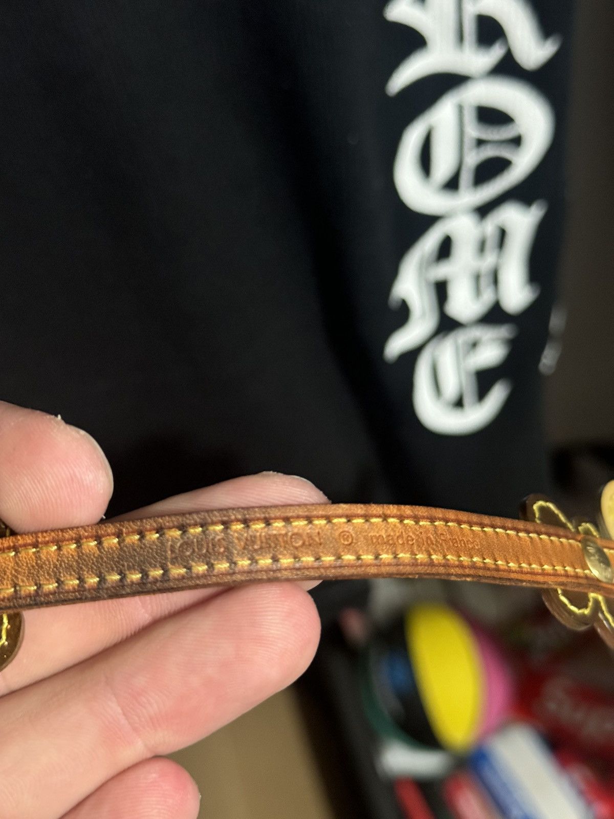 Louis Vuitton Louis Vuitton Fleur Vachetta Vernis Leather Bracelet Size ONE SIZE - 7 Thumbnail