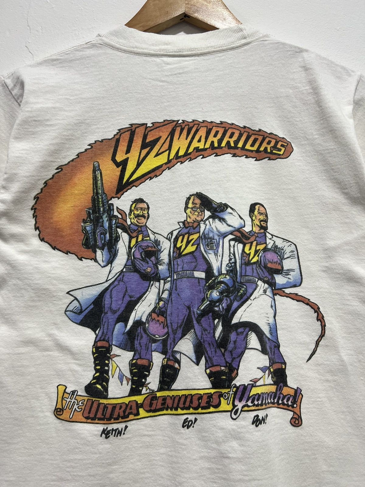 Vintage Vintage 90’s Yz Warriors Comic Promo Tshirt Size US S / EU 44-46 / 1 - 2 Thumbnail