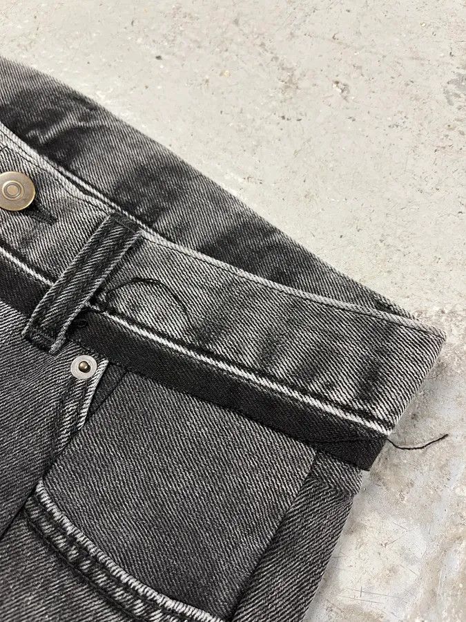 Maison Margiela × Vintage SS2021 Maison Margiela Black Destructured Denim Jeans Size US 30 / EU 46 - 9 Thumbnail