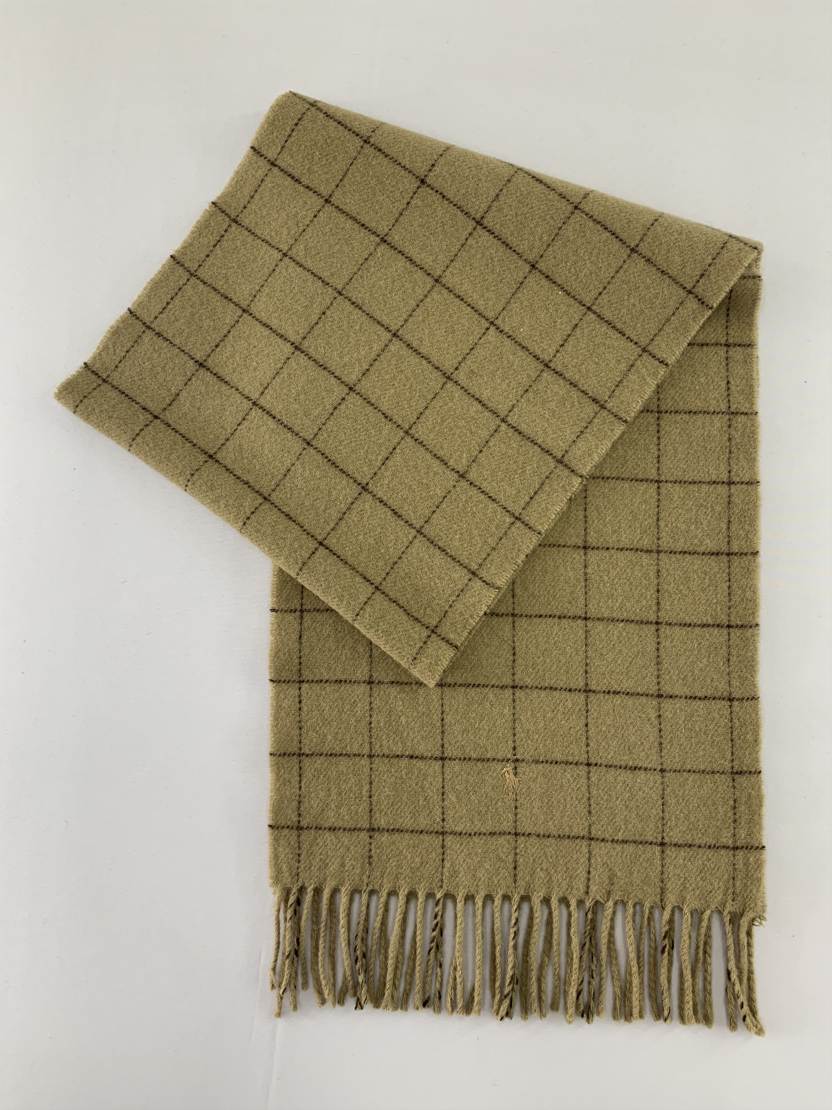 Polo Ralph Lauren Polo Ralph Lauren Scarf Wool Muffler Neck Wrap BL4348 Size ONE SIZE - 2 Thumbnail