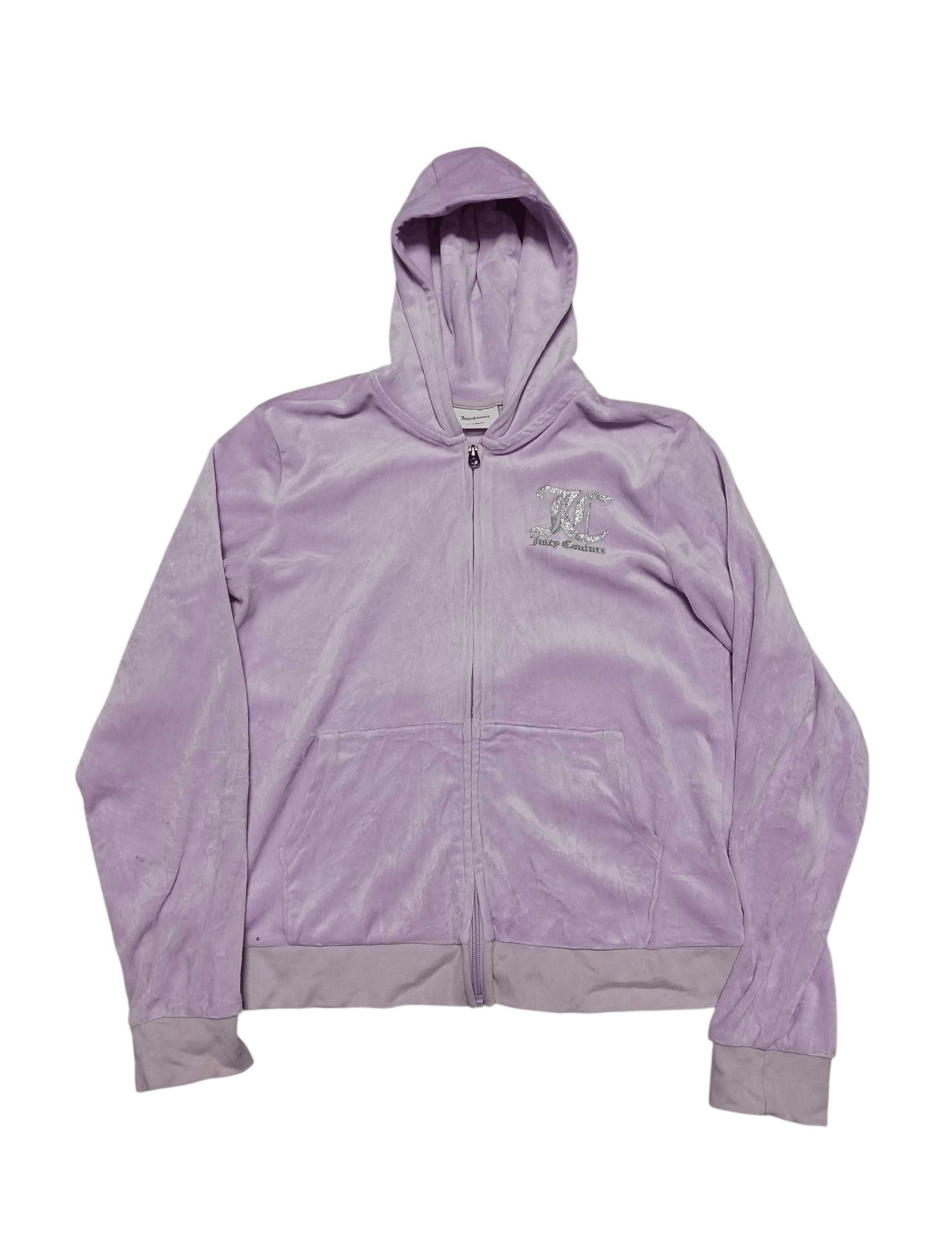 Juicy Couture JUICY COUTURE VELOUR BIGLOGO LADY`S ZIP HOODIE Size M / US 6-8 / IT 42-44 - 3 Thumbnail