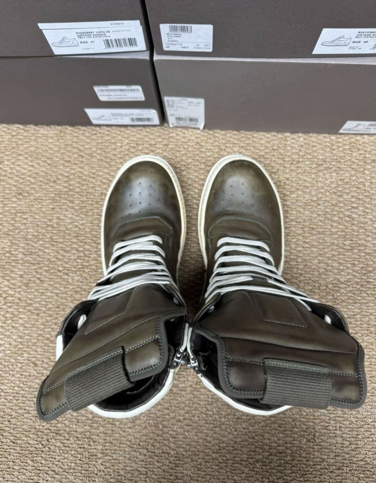Rick Owens Rick Owens cargo Geobasket no box pre owned size 42 9