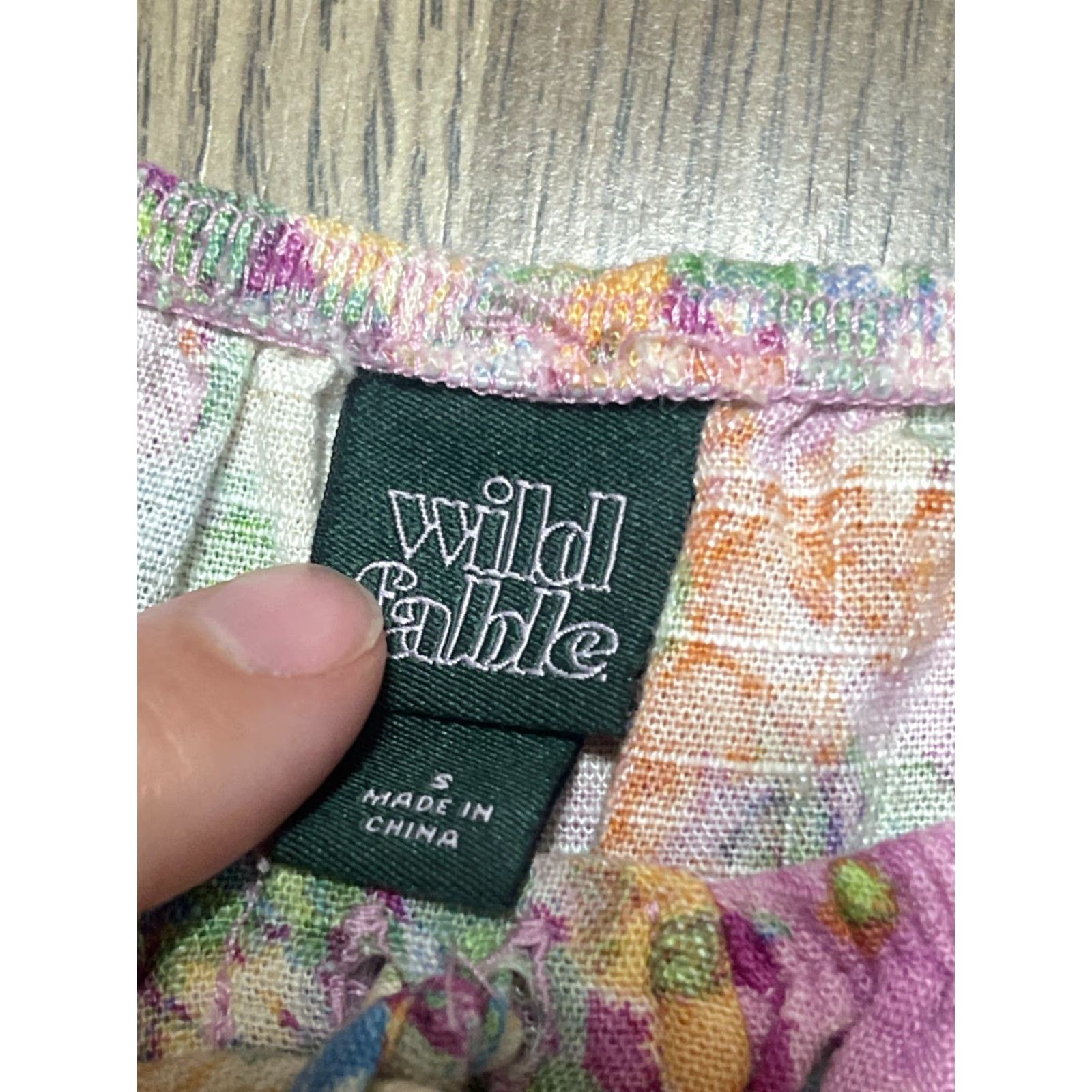 Vintage Wild Fable Dress Women's Size Small Long Sleeve Open Waist Floral Size S / US 4 / IT 40 - 5 Thumbnail