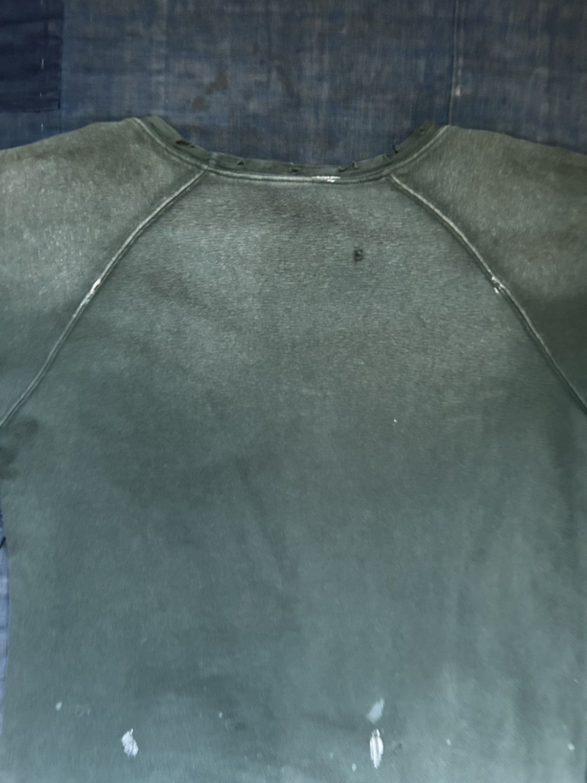 Kapital Kapital u neck damaged painted sweater Size US L / EU 52-54 / 3 - 14 Thumbnail