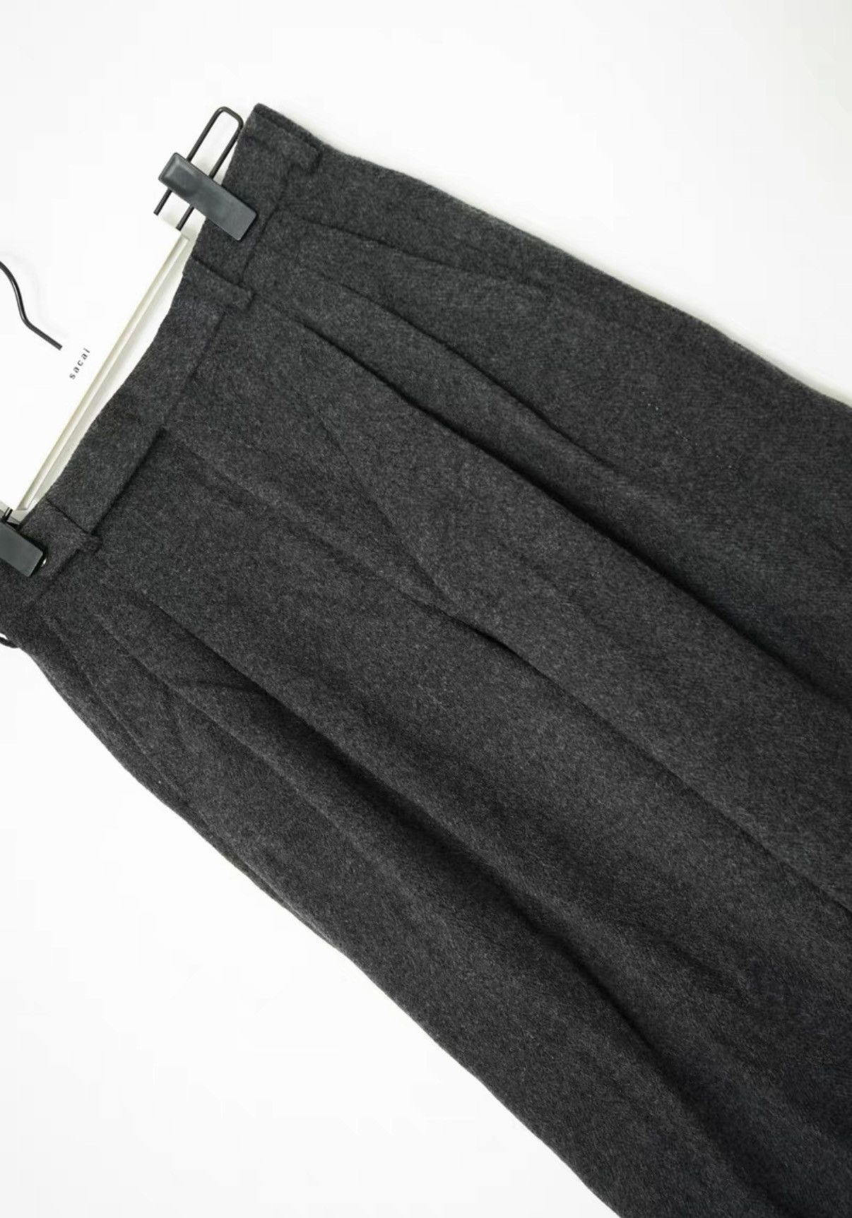 JOHN LAWRENCE SULLIVAN John Lawrence Sullivan Fall/Winter Wool Wide-Leg Pants/Skirt Size US 34 / EU 50 - 3 Thumbnail
