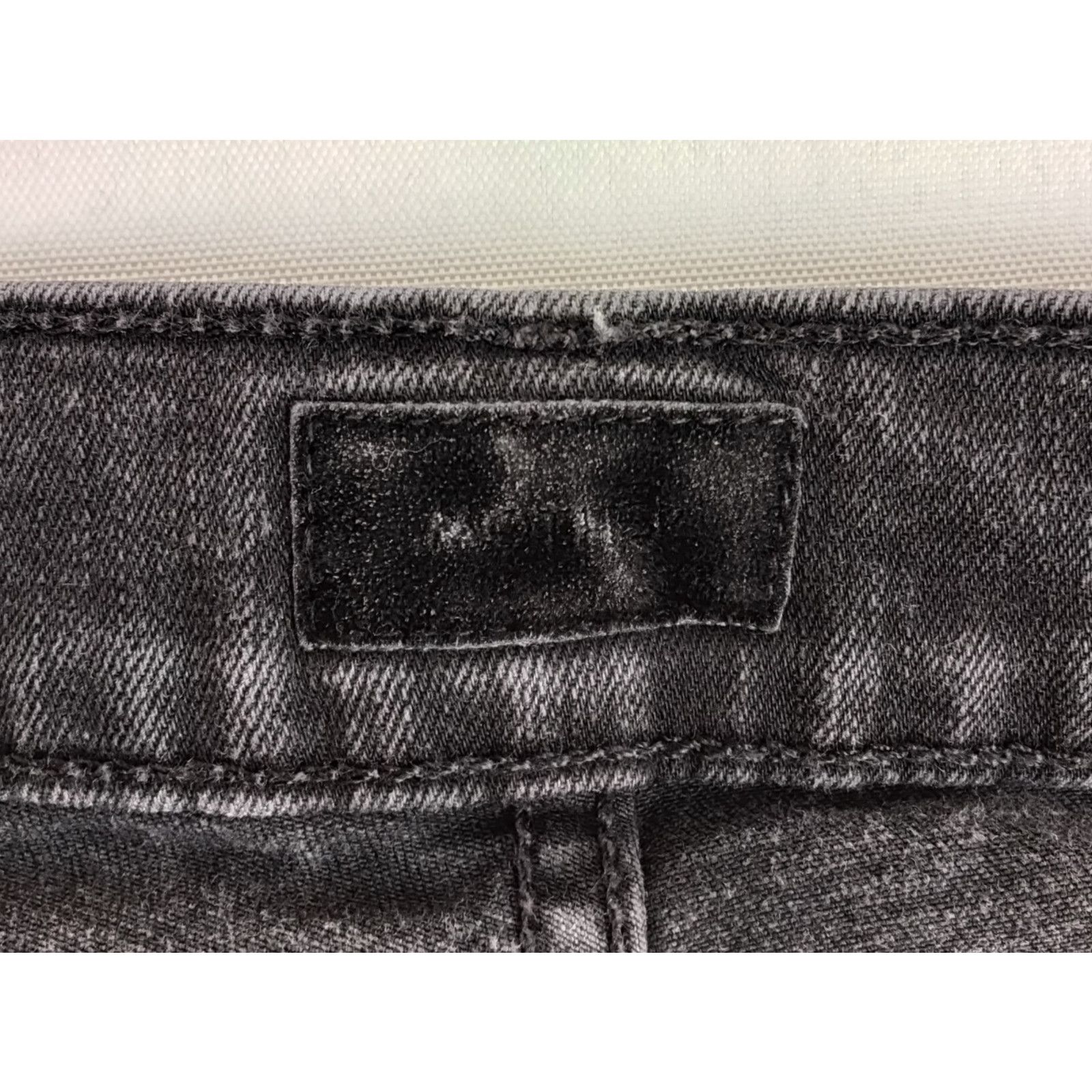 MOTHER Mother The Hustler Ankle Fray Jeans Women's 25x25 Black Wash Size 25" / US 0 / IT 36 - 7 Thumbnail
