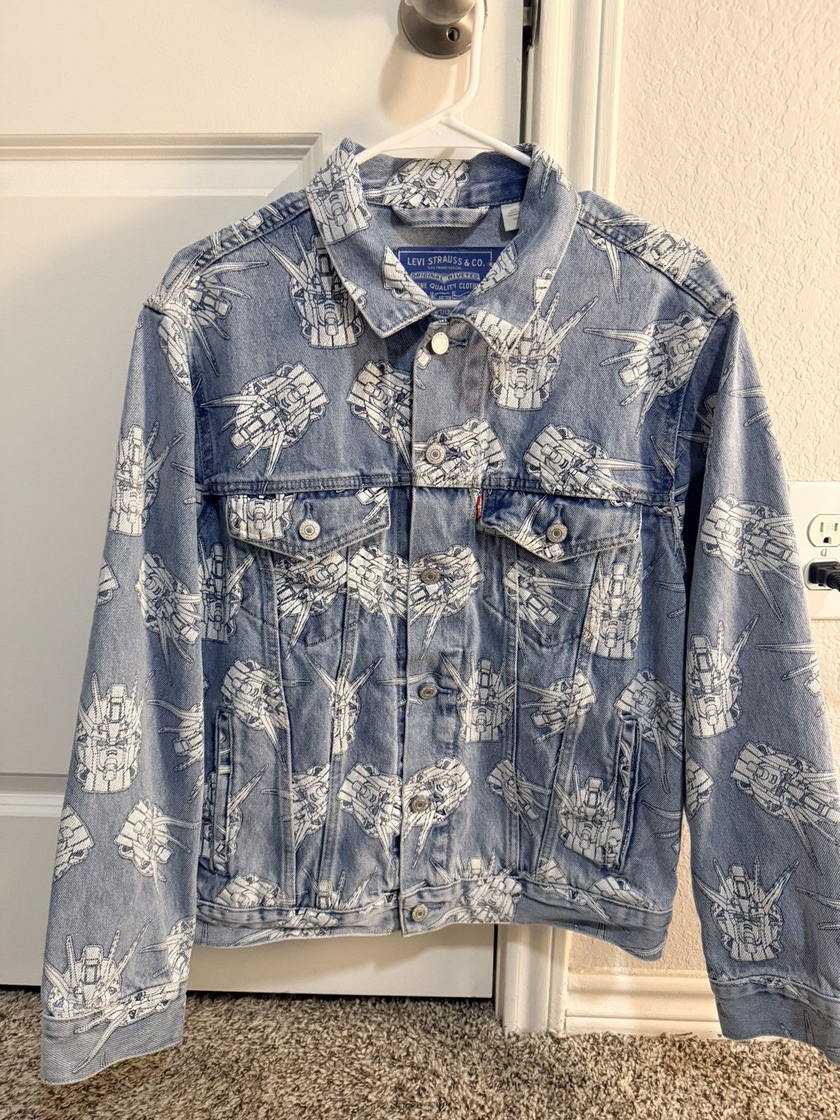 Levi's Levi's x Gundam Seed Relaxed Trucker Jacket Size US XS / EU 42 / 0 - 1 Thumbnail