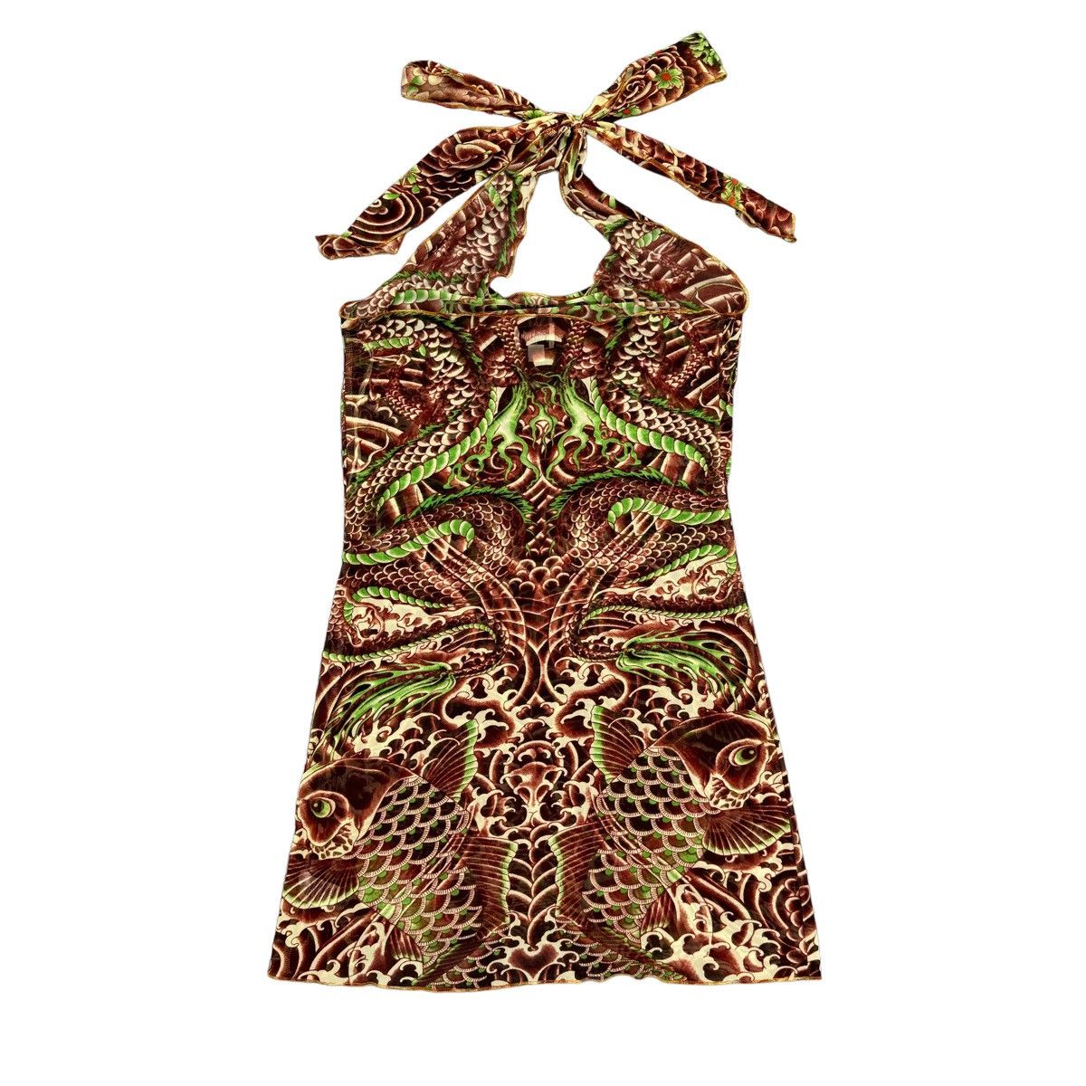Jean Paul Gaultier Jean Paul Gaultier Koi Tattoo Dress Size L / US 10 / IT 46 - 4 Thumbnail