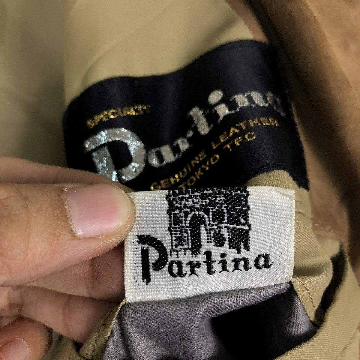 Japanese Brand 🔥90’s Vintage Genuine Leather Jacket Partina Tokyo Japan Size US L / EU 52-54 / 3 - 17 Thumbnail