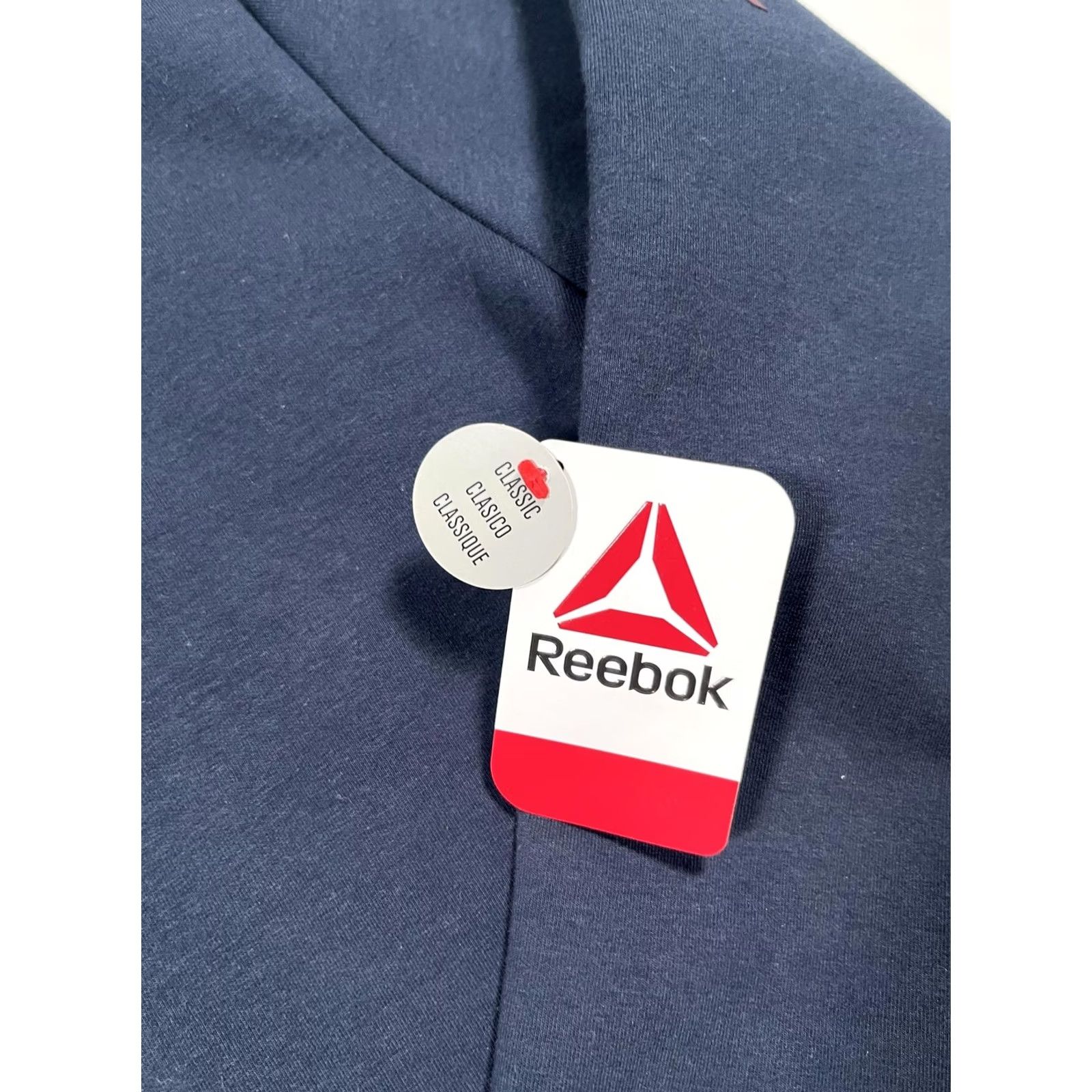 Reebok Reebok Classic Hoodie Mens S Navy Full Zip Pockets Size US S / EU 44-46 / 1 - 5 Thumbnail