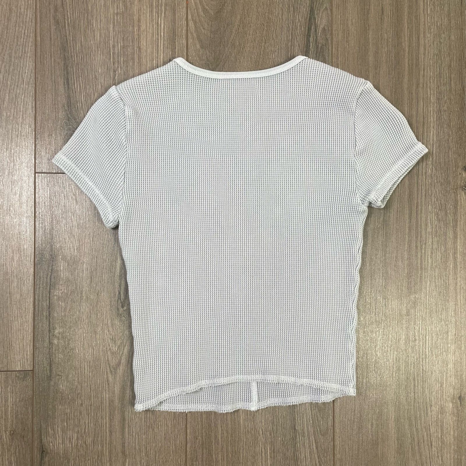 Madewell Madewell Waffle Knit Crewneck Tee Shirt US Women's XS New Size XS / US 0-2 / IT 36-38 - 2 Thumbnail