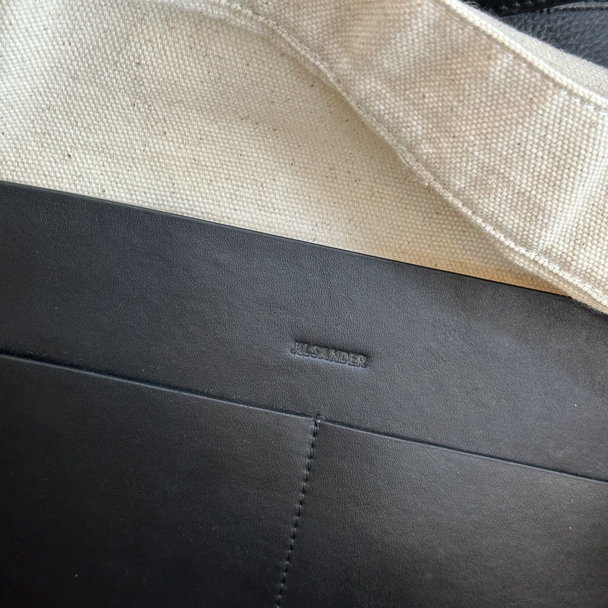 Jil Sander JIL SANDER LARGE TOTE BAG Size ONE SIZE - 5 Thumbnail