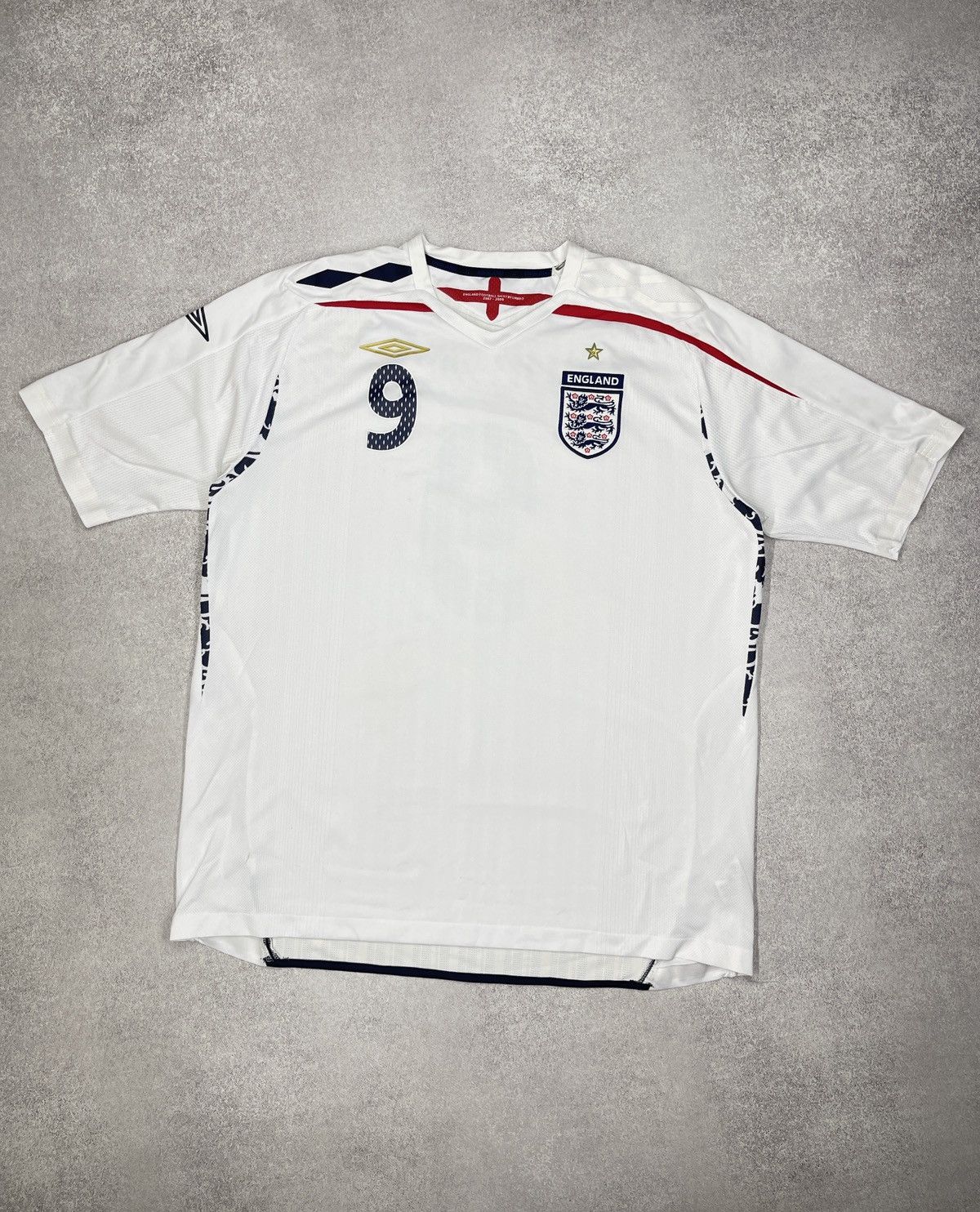Umbro Vintage Umbro England Rooney 9 Jersey 2007-2009 Official Size US XXL / EU 58 / 5 - 7 Thumbnail