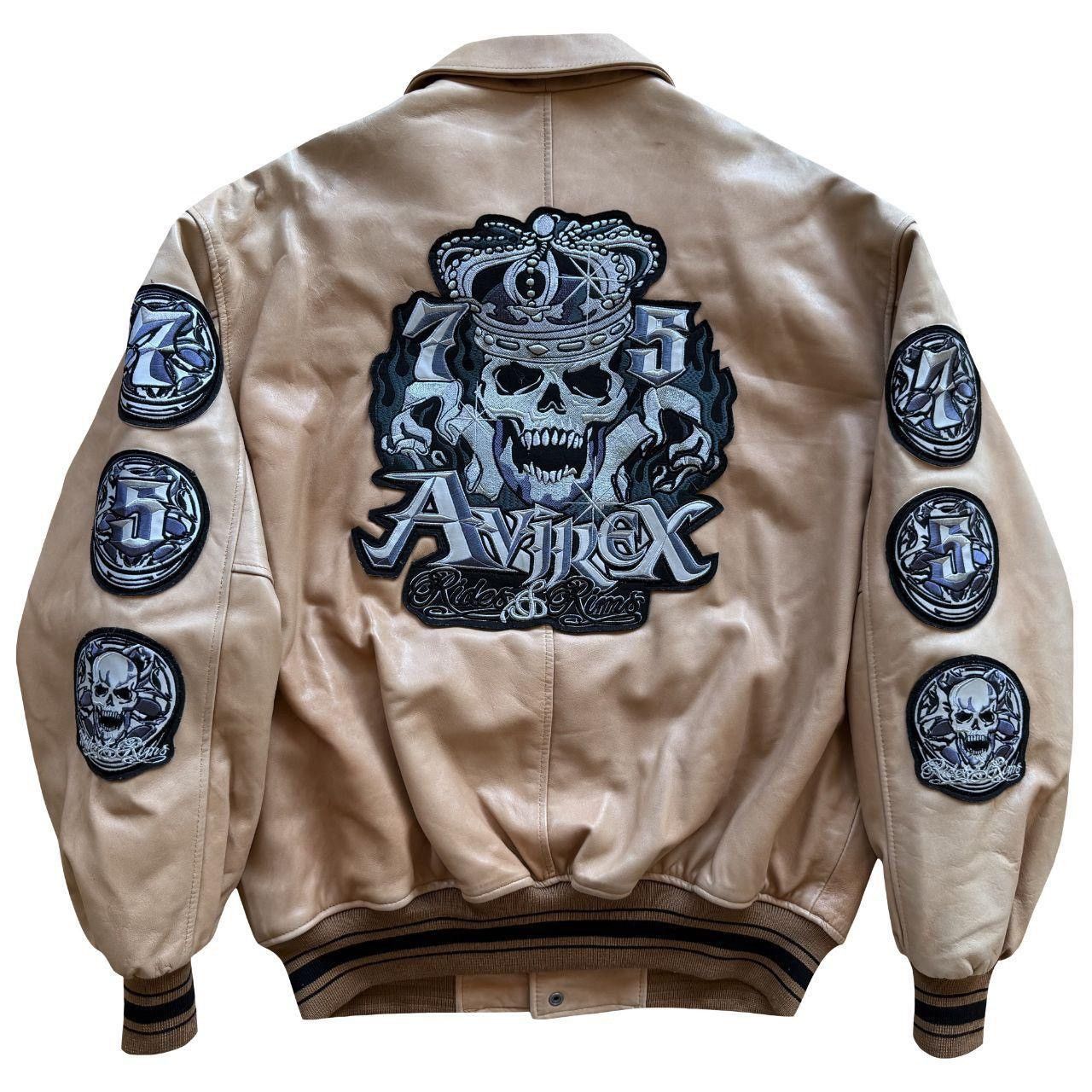 Avirex Avirex Leather Varsity Jacket Size US L / EU 52-54 / 3 - 1 Thumbnail
