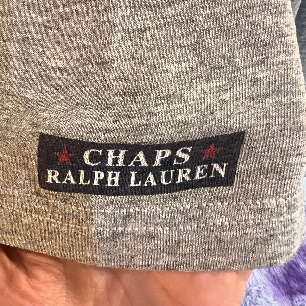 Chaps Ralph Lauren × Ralph Lauren × Vintage Vintage Distressed Chaps Ralph Lauren Ringer T-Shirt - Size Size US L / EU 52-54 / 3 - 8 Thumbnail
