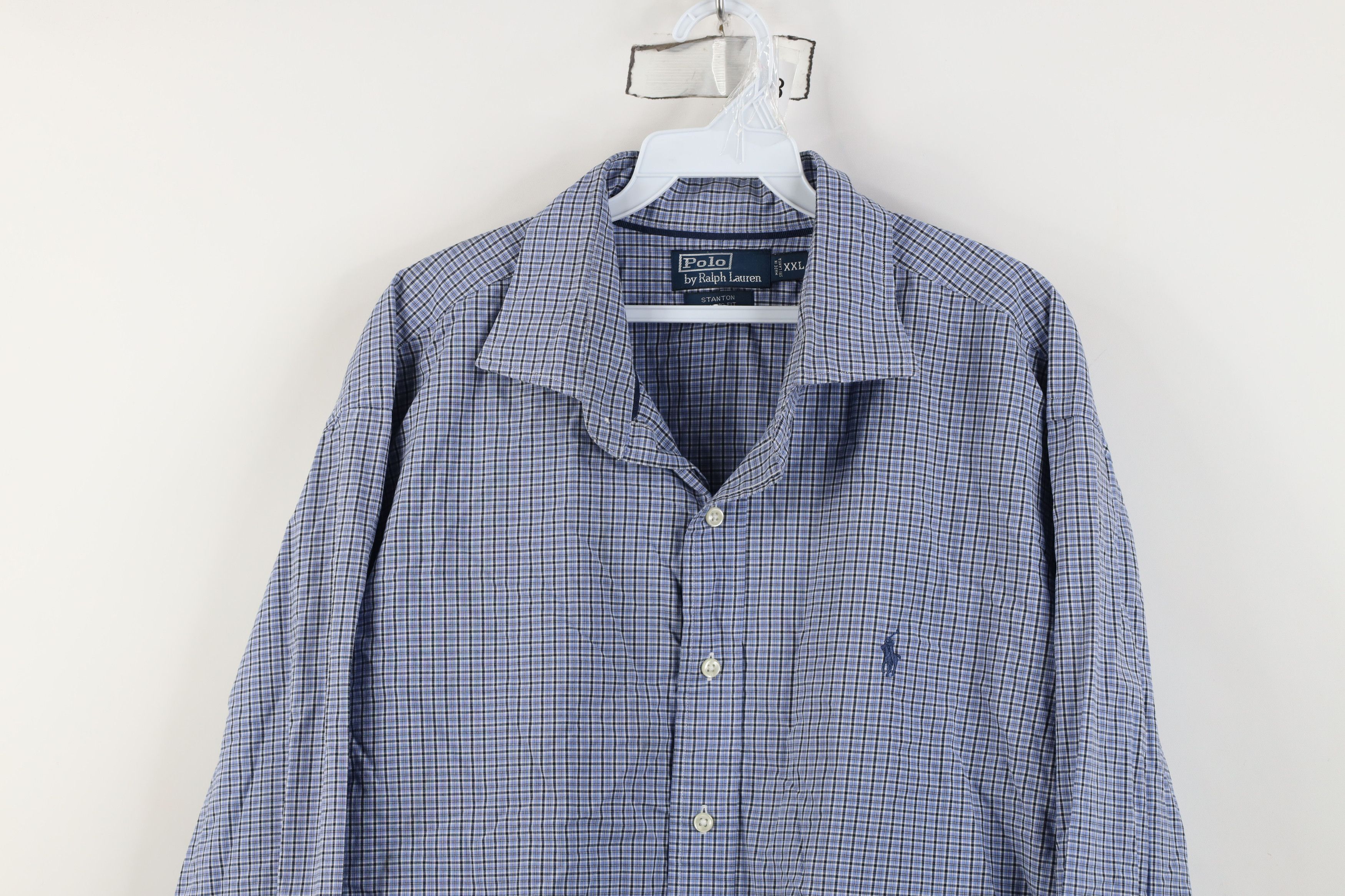 Ralph Lauren Vintage 90s Ralph Lauren Stanton Collared Button Shirt Plaid Size US XXL / EU 58 / 5 - 2 Thumbnail