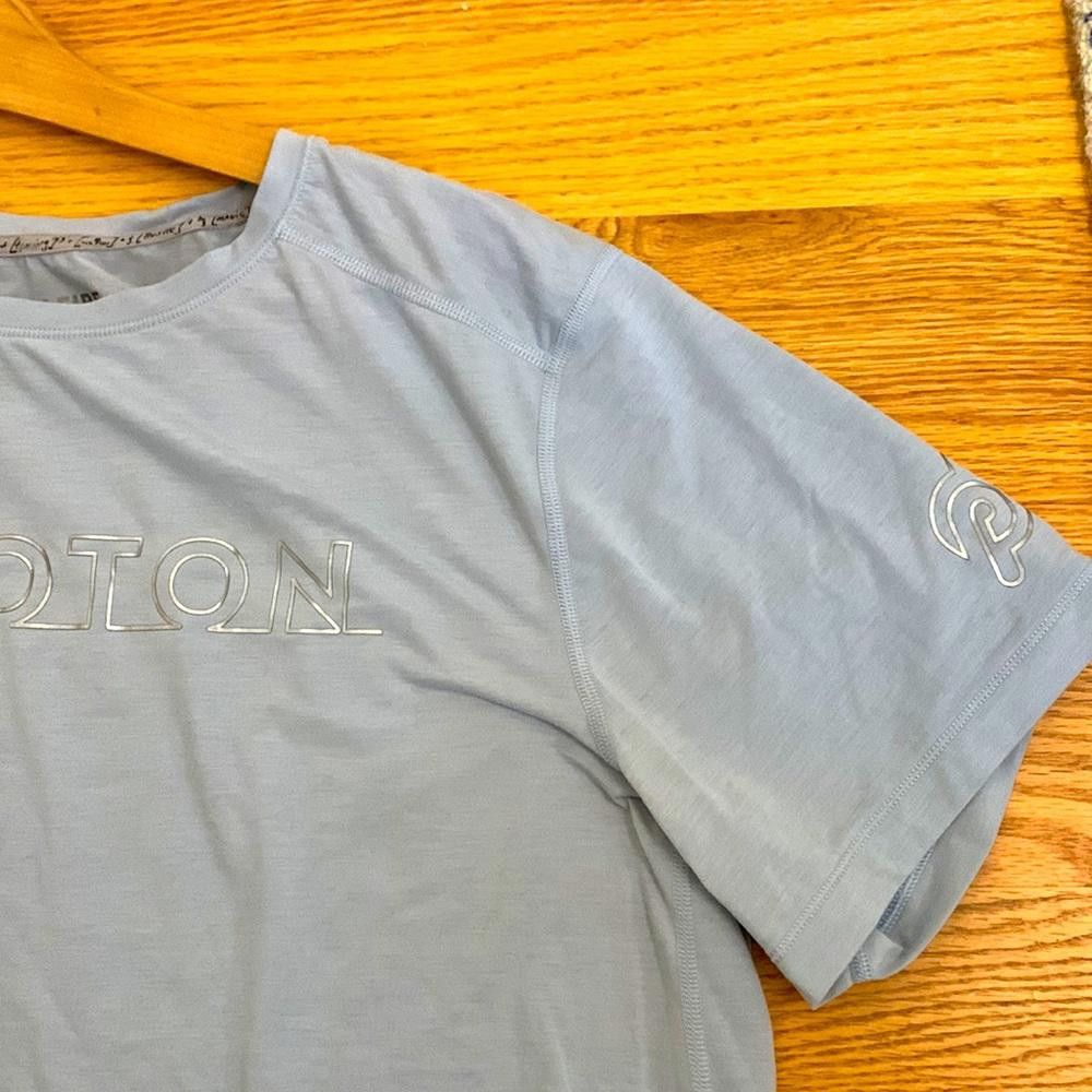 Designer SS RN - Solfire x Peleton - Lg - Lt Blue -81%poly14%Ctn5%el Size US L / EU 52-54 / 3 - 3 Thumbnail