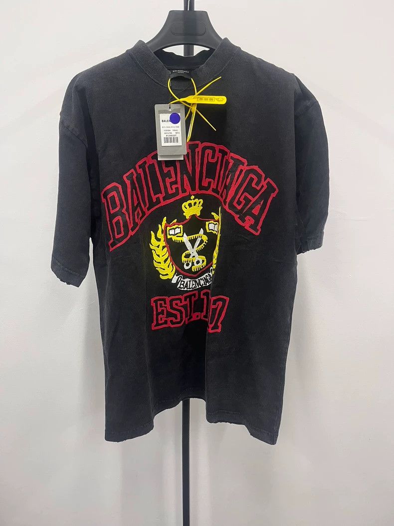 Balenciaga Balenciaga SS23 Logo Print Short Sleeve T-Shirt - dmc Size US XS / EU 42 / 0 - 1 Thumbnail