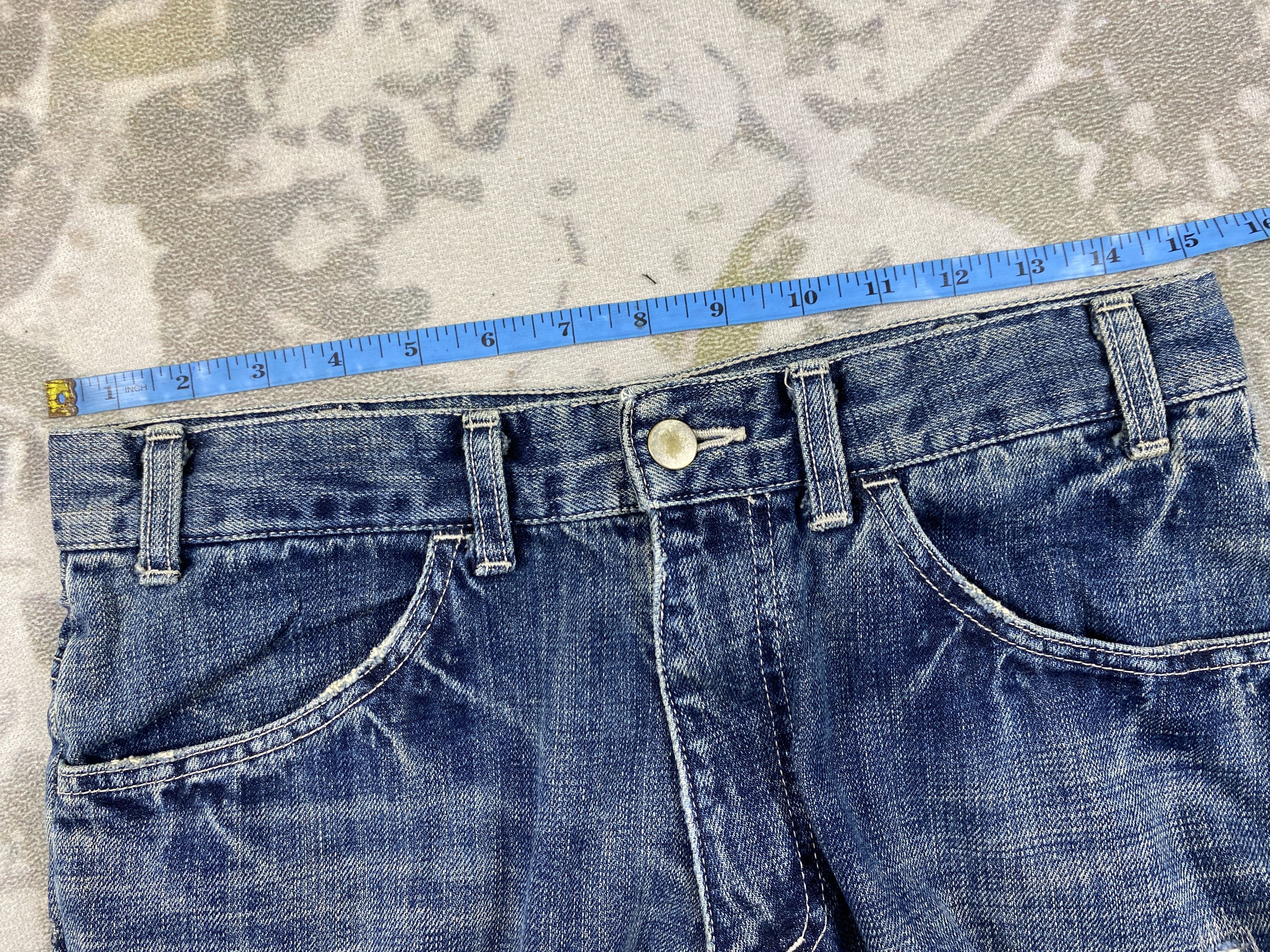 Hysteric Glamour Distressed Vintage Ageless Flare Jeans 30x29 Denim- JN3712 Size US 30 / EU 46 - 5 Thumbnail
